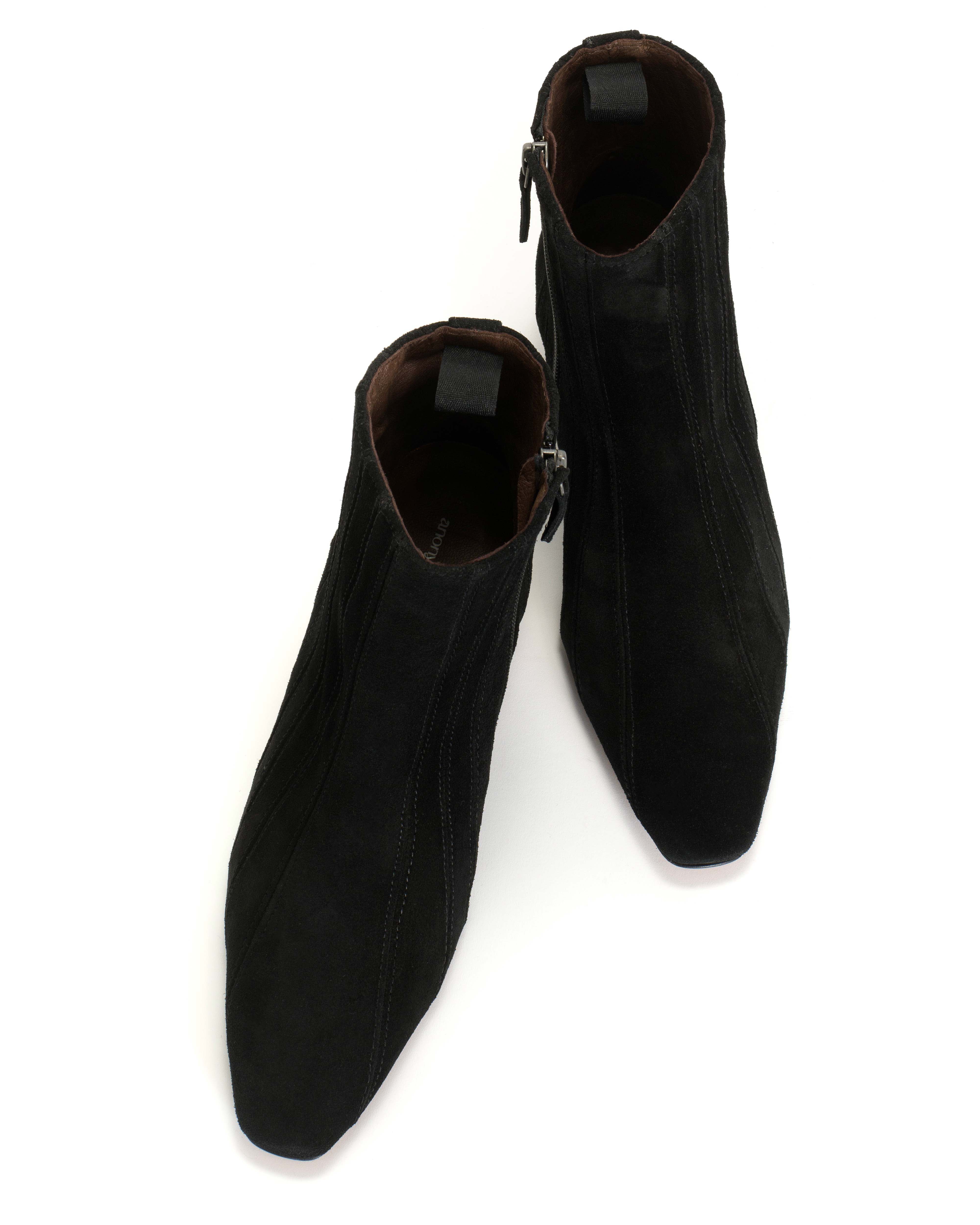 Jelai Calf suede Black