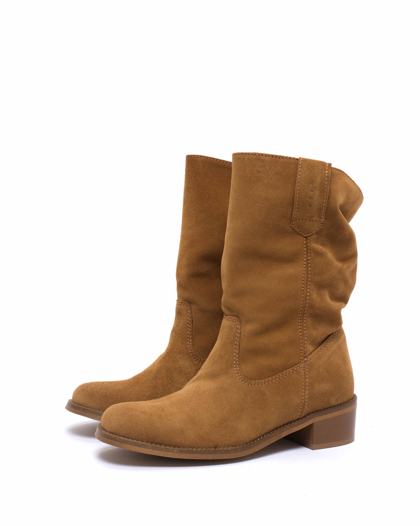 Dico Julia Calf suede Dark tan