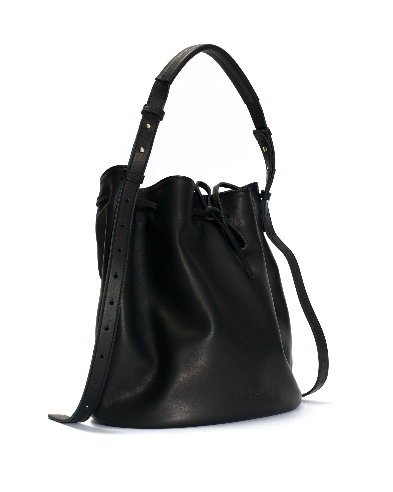 Kacey grand bucket bag Soft calf Black - Anonymous Copenhagen