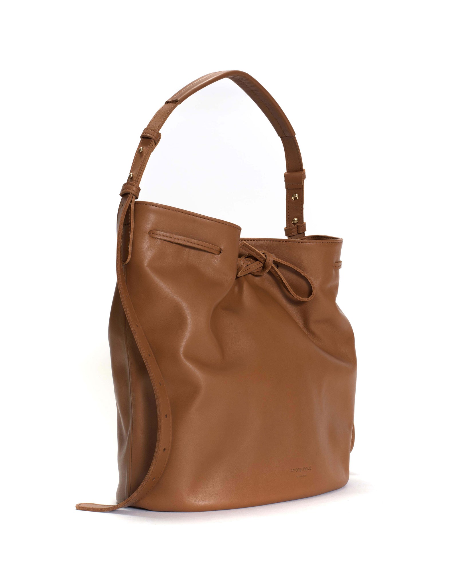 Kacey grand bucket bag Soft calf Camel - Anonymous Copenhagen