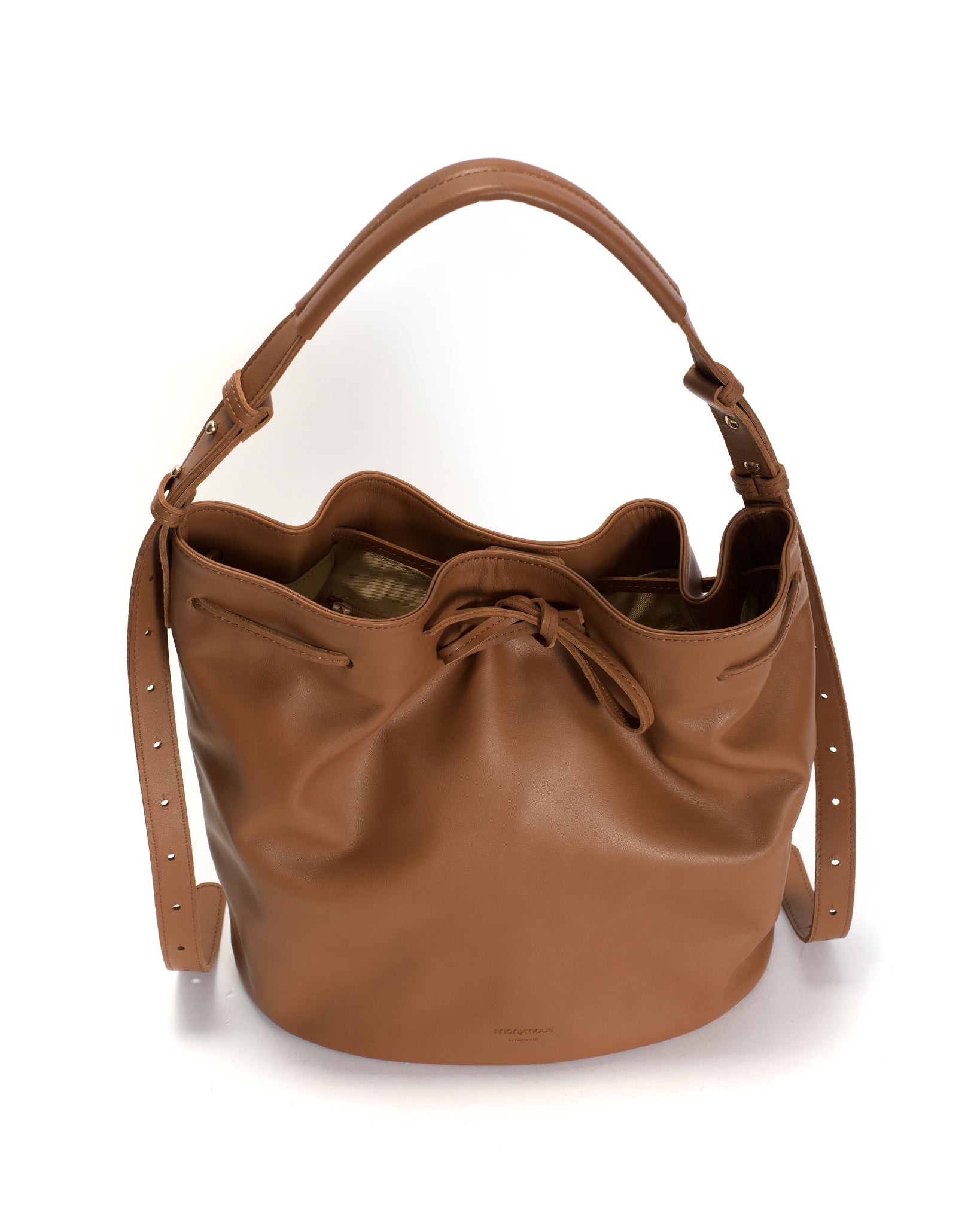 Kacey grand bucket bag Soft calf Camel - Anonymous Copenhagen