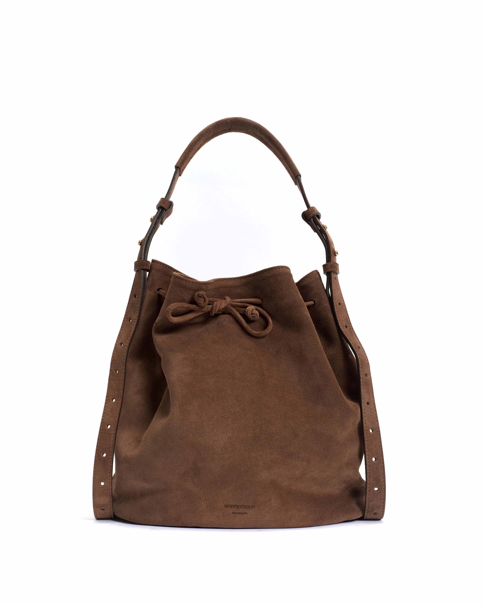 Kacey grand bucket bag Calf suede Coconut
