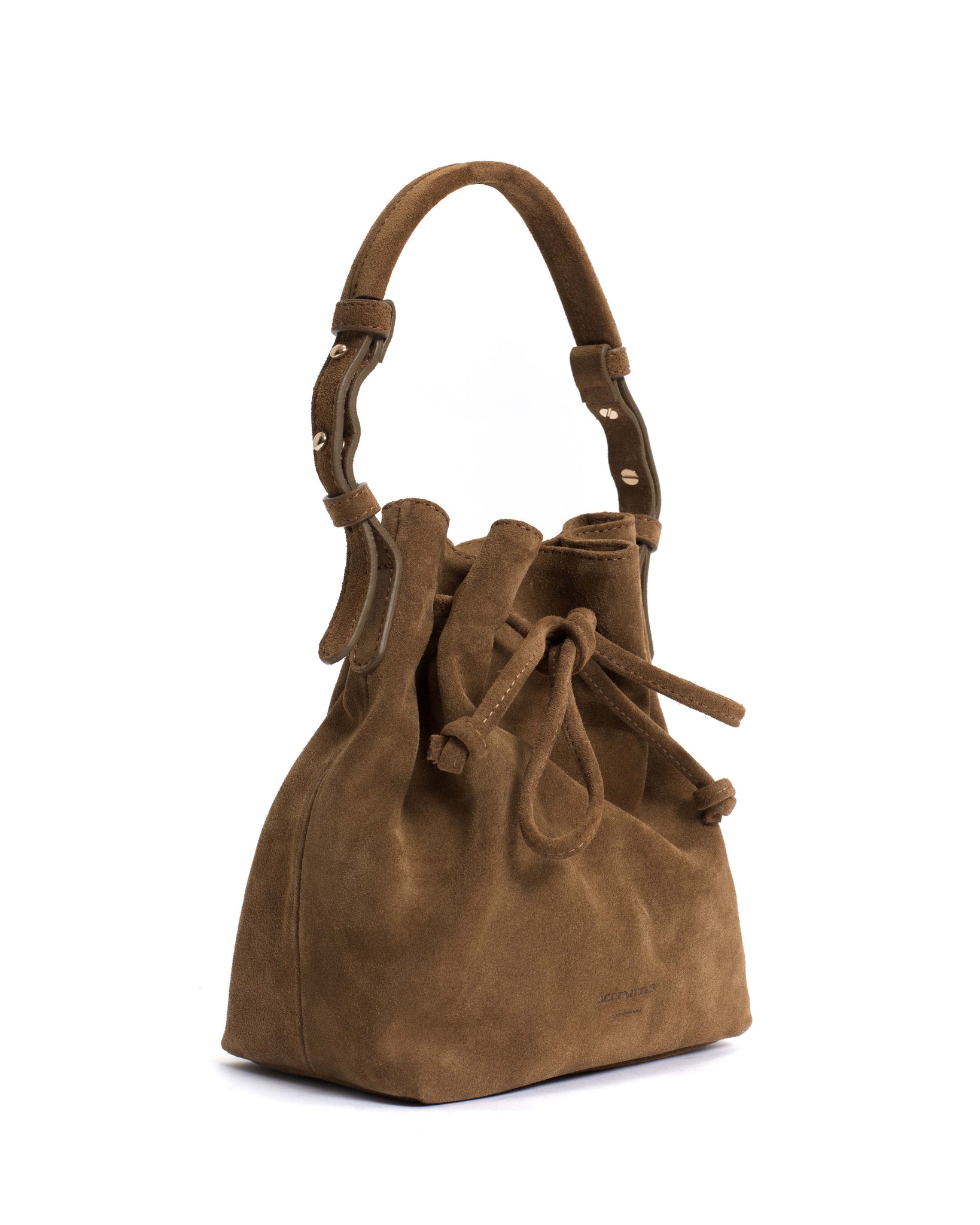 Kacey petite bucket bag Calf suede Cinnamon - Anonymous Copenhagen