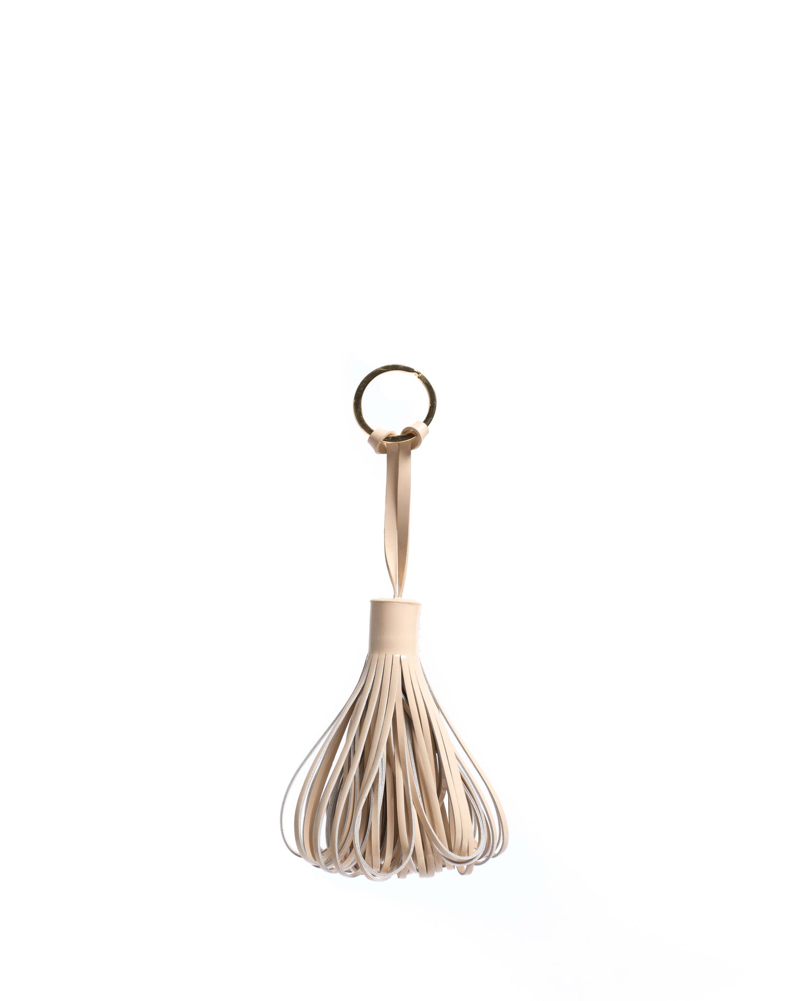 Katty fringe keyring Polished lamb Cream - Anonymous Copenhagen