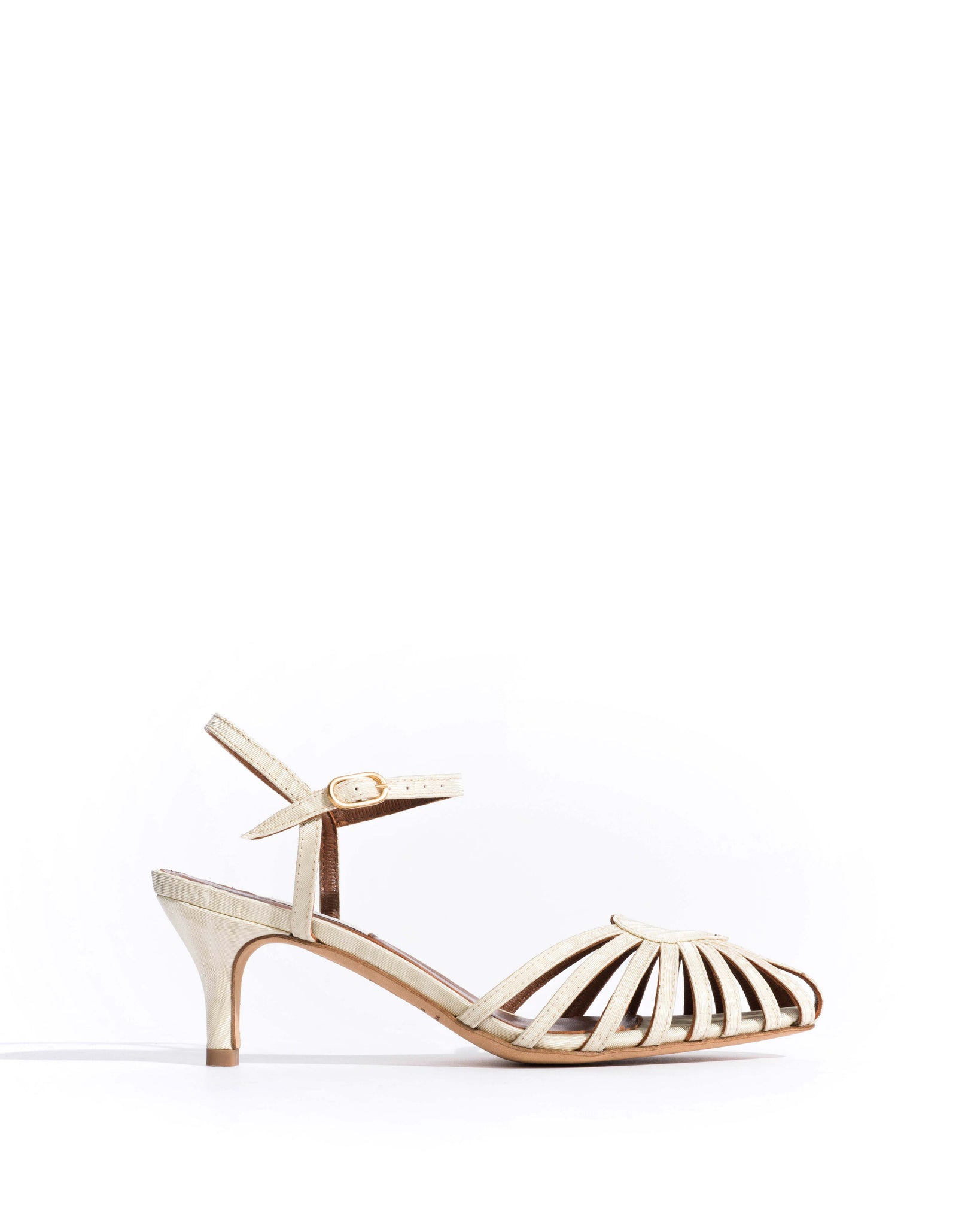Keesha 55 Glossy moire Ivory