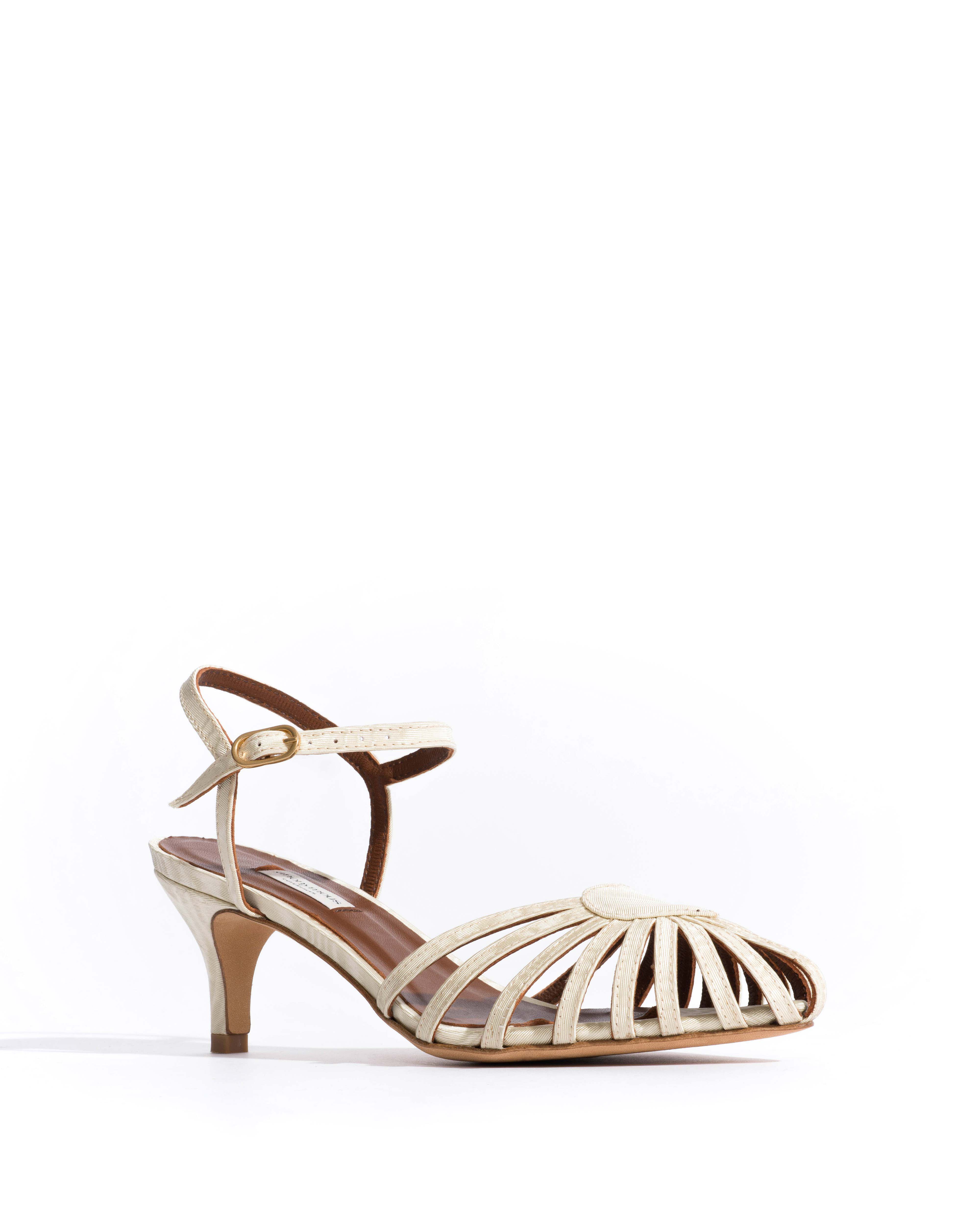 Keesha 55 Glossy moire Ivory