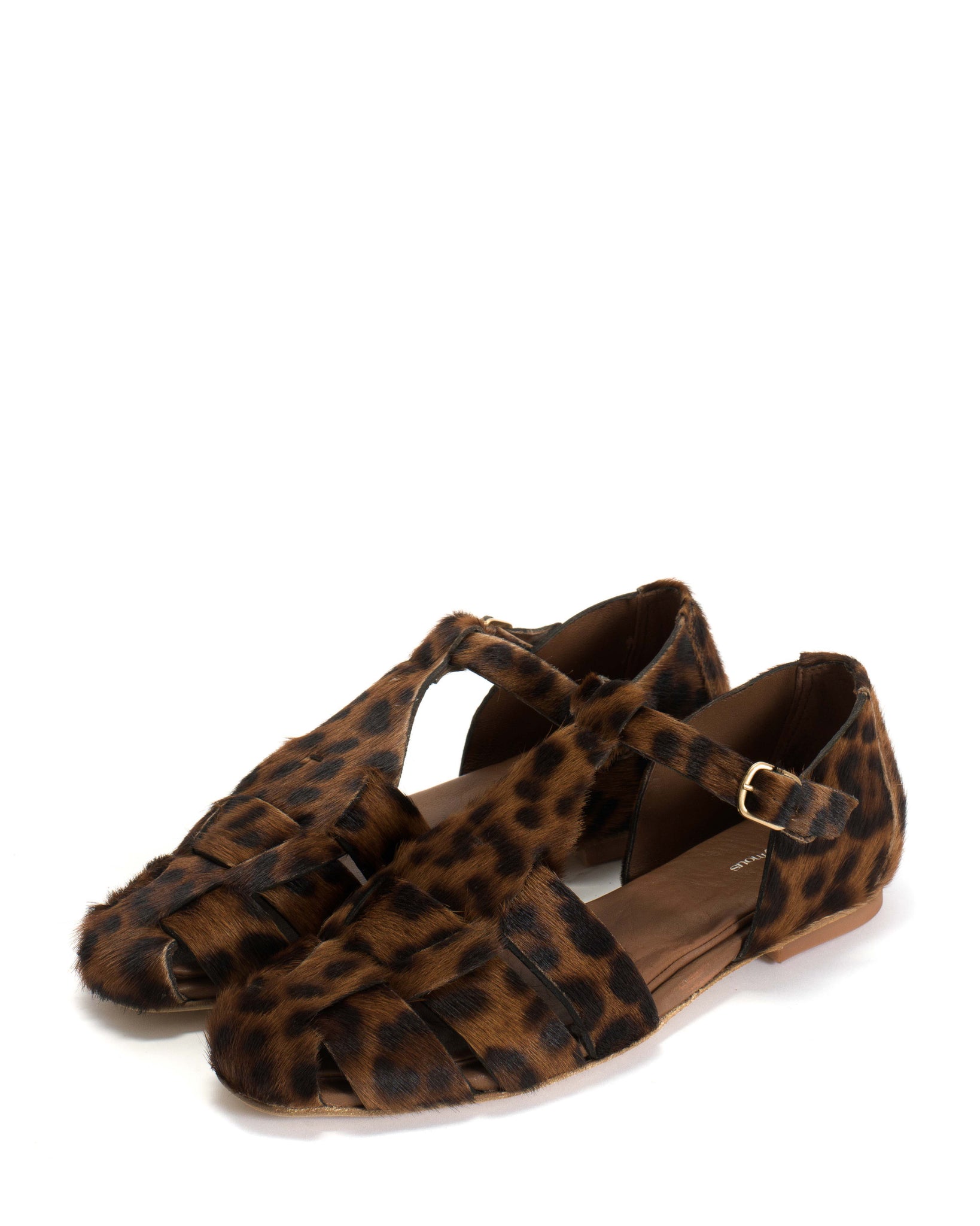 Lain flats Calf hair Leopard - Anonymous Copenhagen