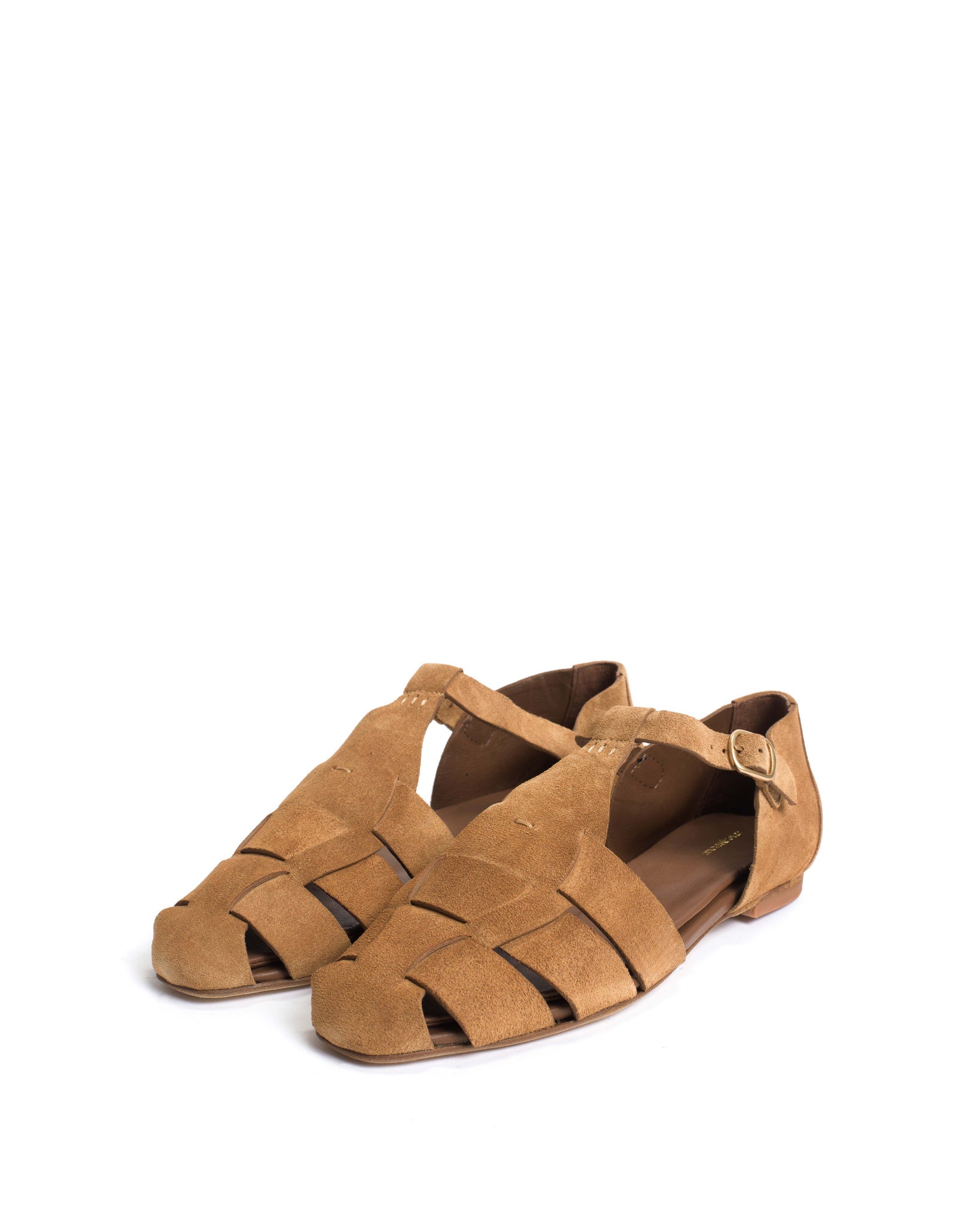 Lain flats Calf suede Cinnamon - Anonymous Copenhagen
