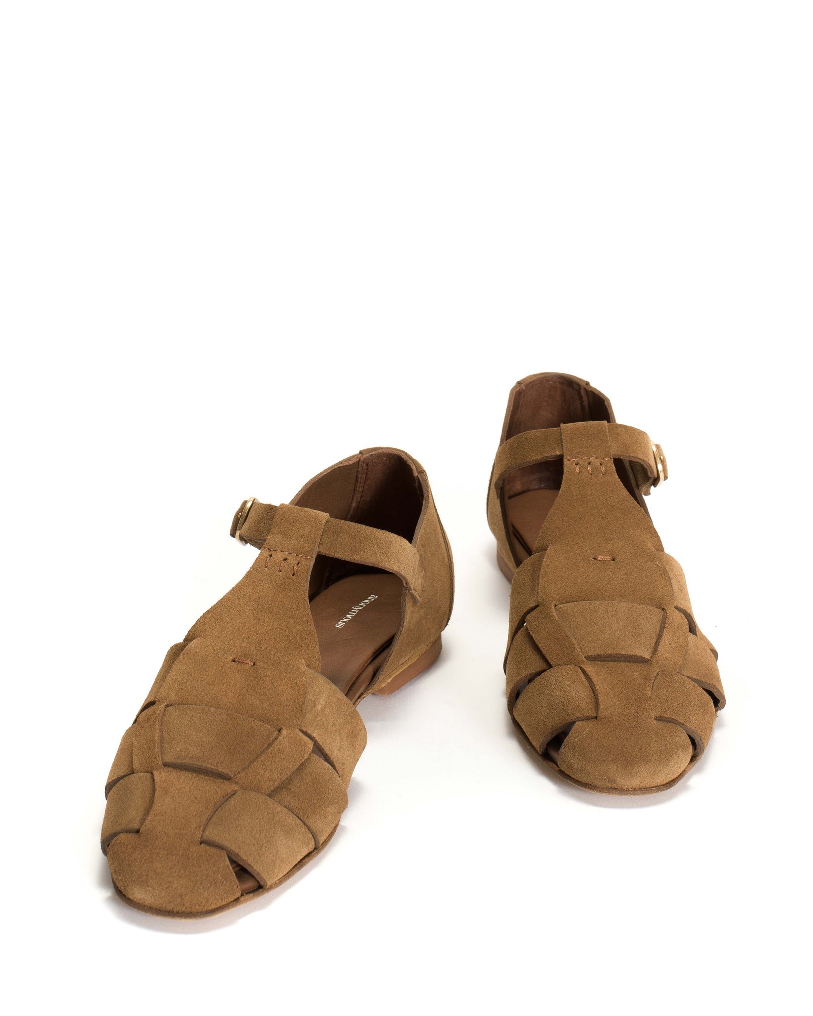 Lain flats Calf suede Cinnamon - Anonymous Copenhagen