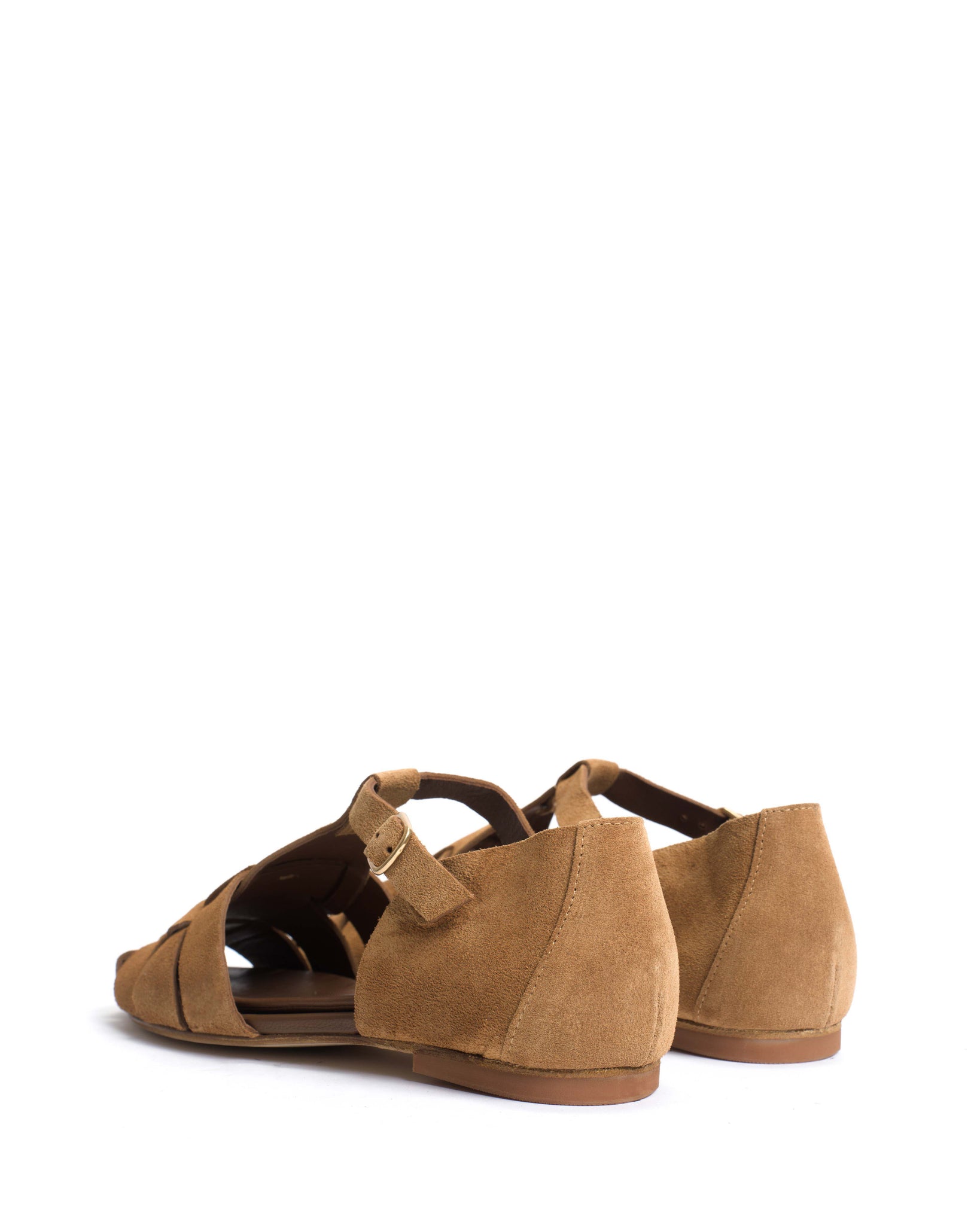 Lain flats Calf suede Cinnamon - Anonymous Copenhagen