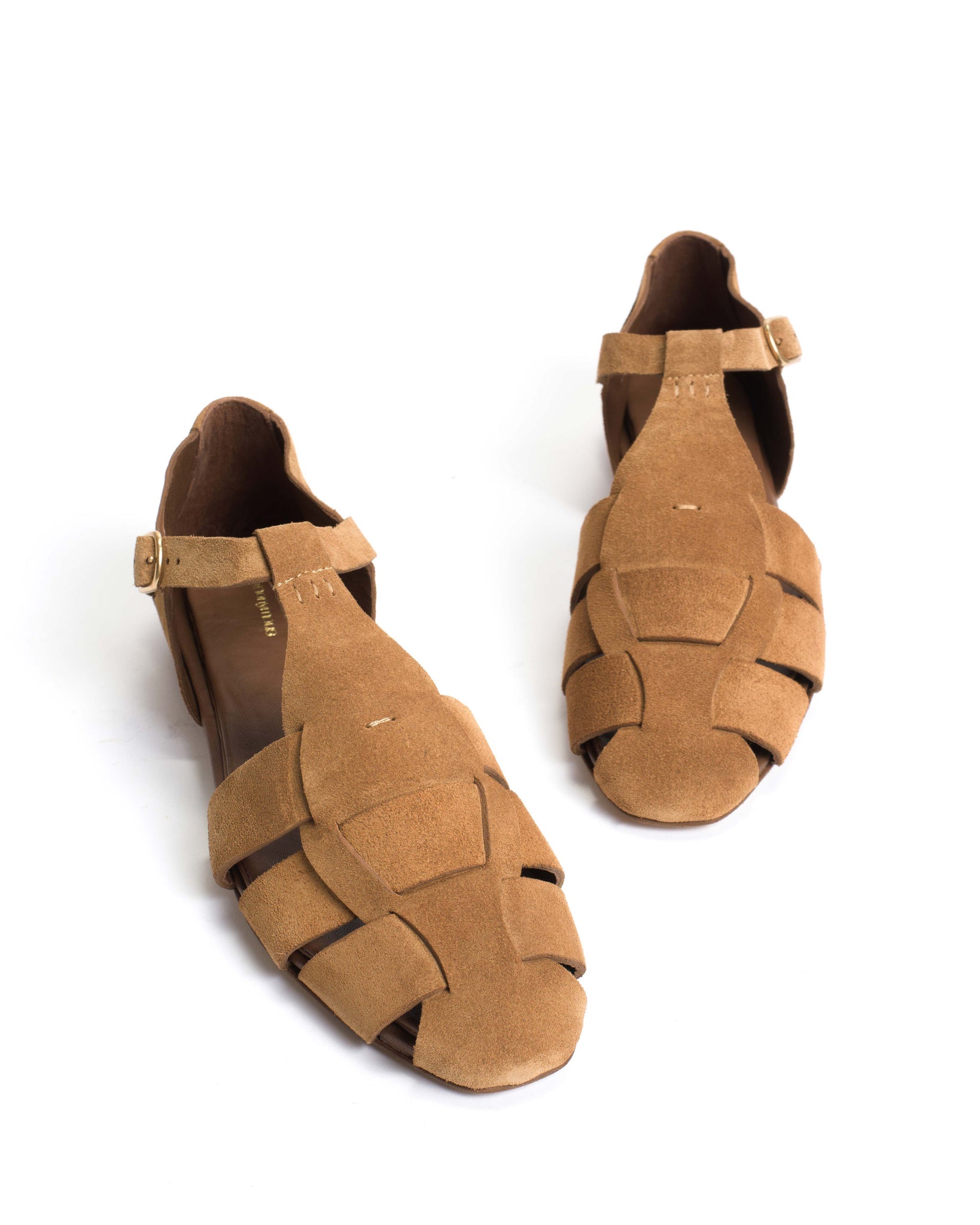 Lain flats Calf suede Cinnamon - Anonymous Copenhagen