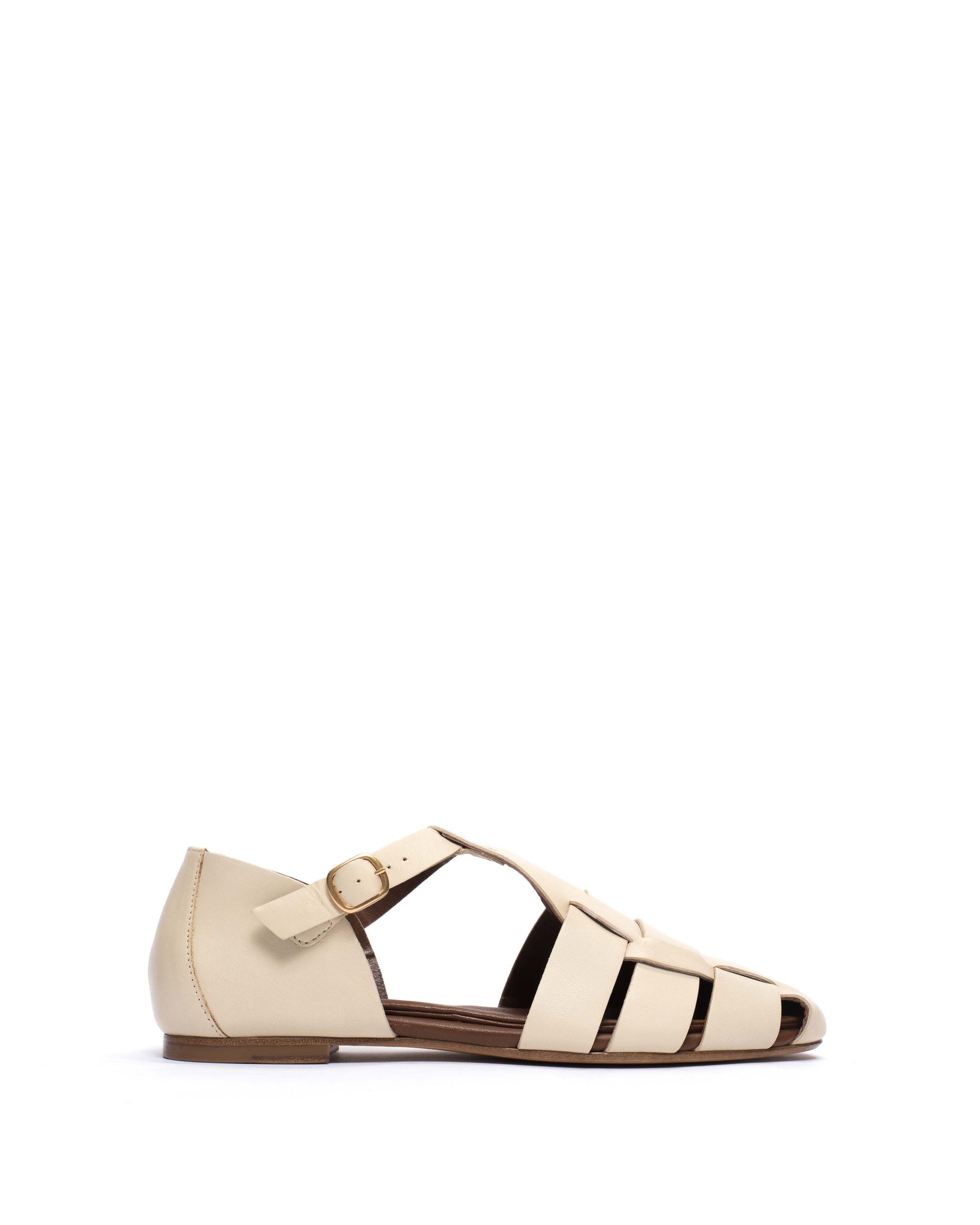 Lain flats Soft calf White sand - Anonymous Copenhagen
