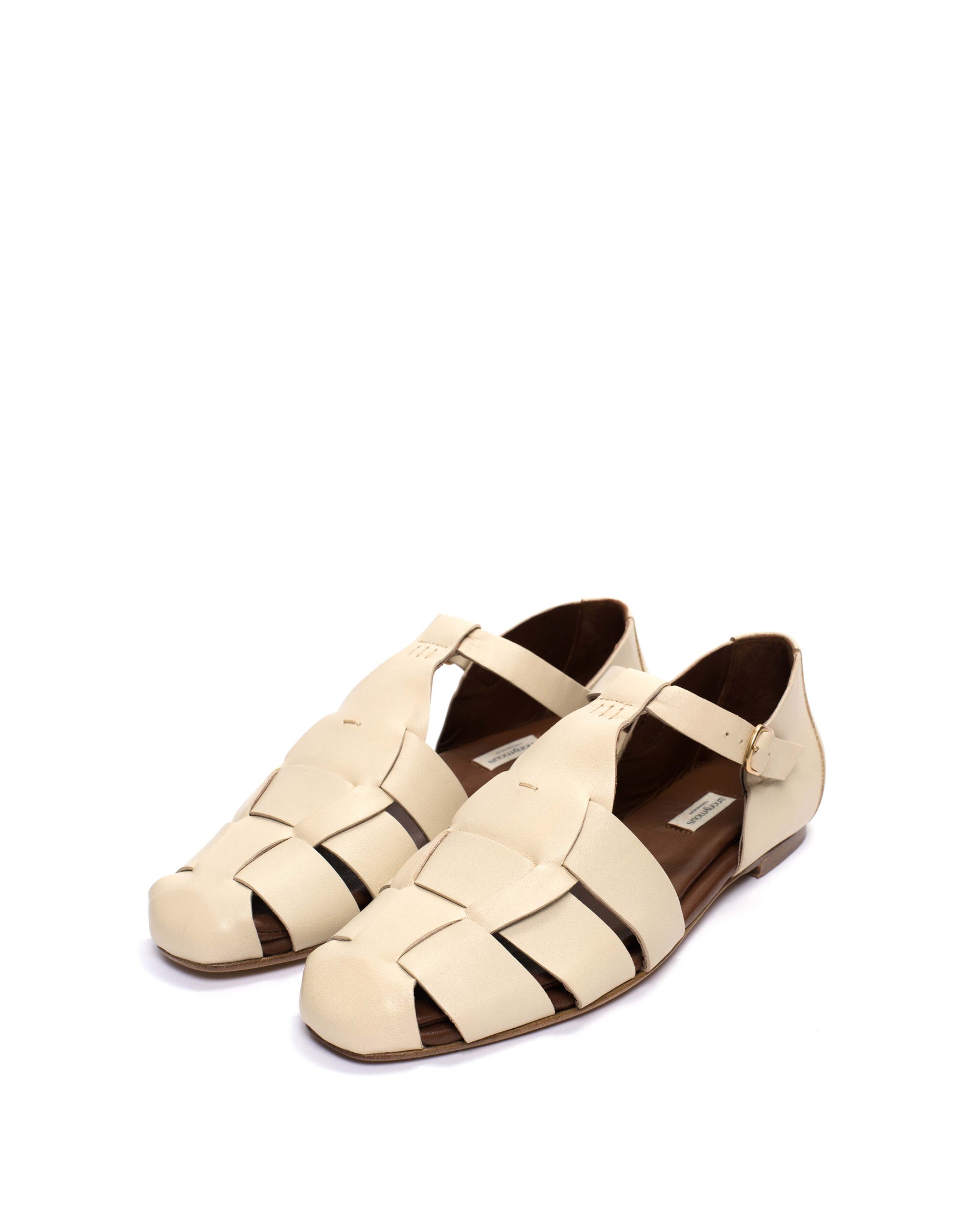 Lain flats Soft calf White sand - Anonymous Copenhagen