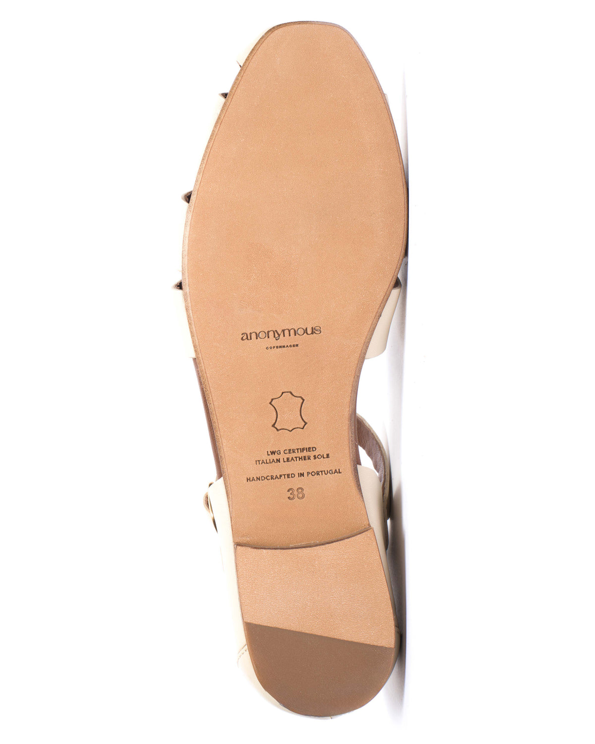 Lain flats Soft calf White sand