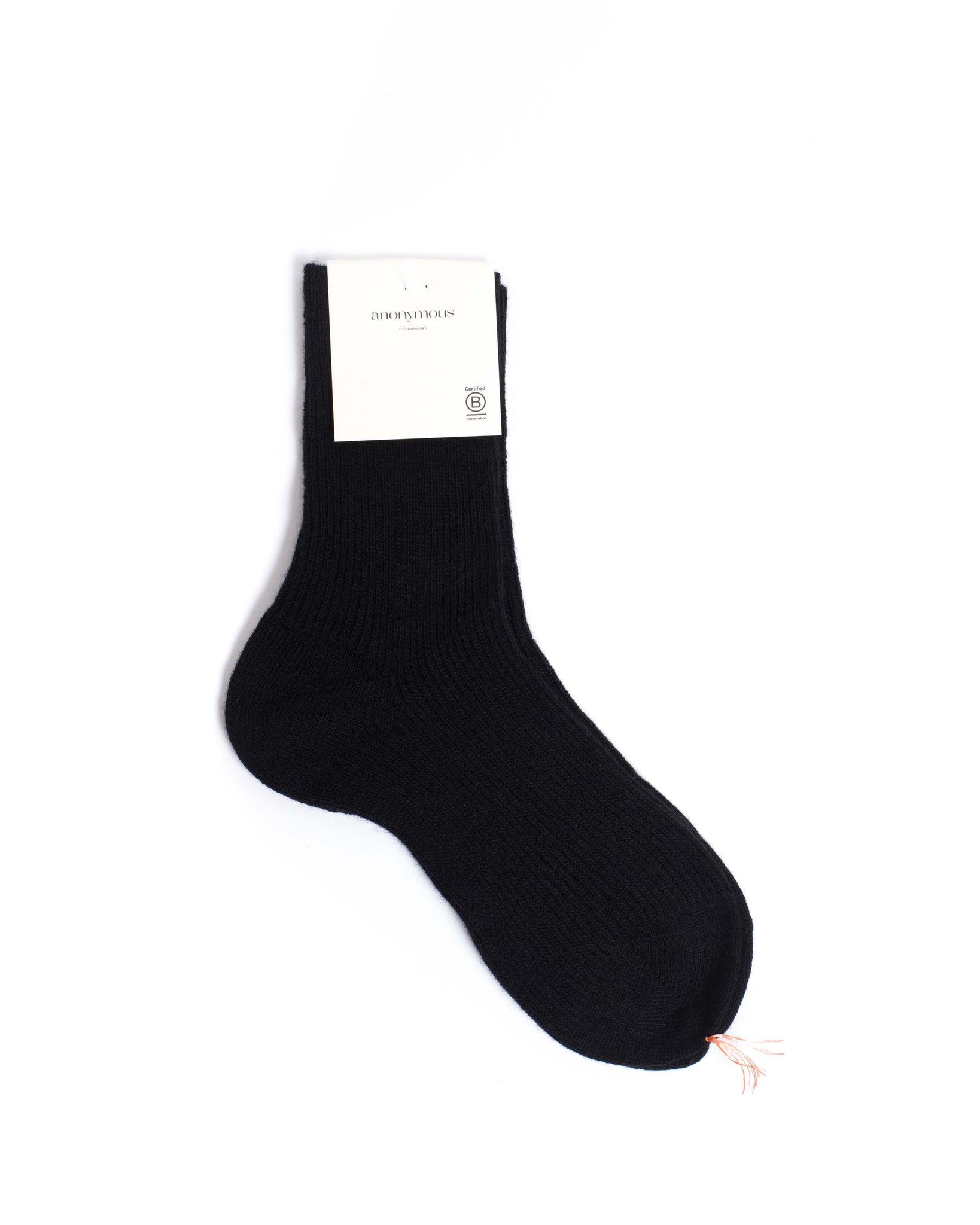 Lanai cashmere socks 70% wool 30% cashmere Black - Anonymous Copenhagen
