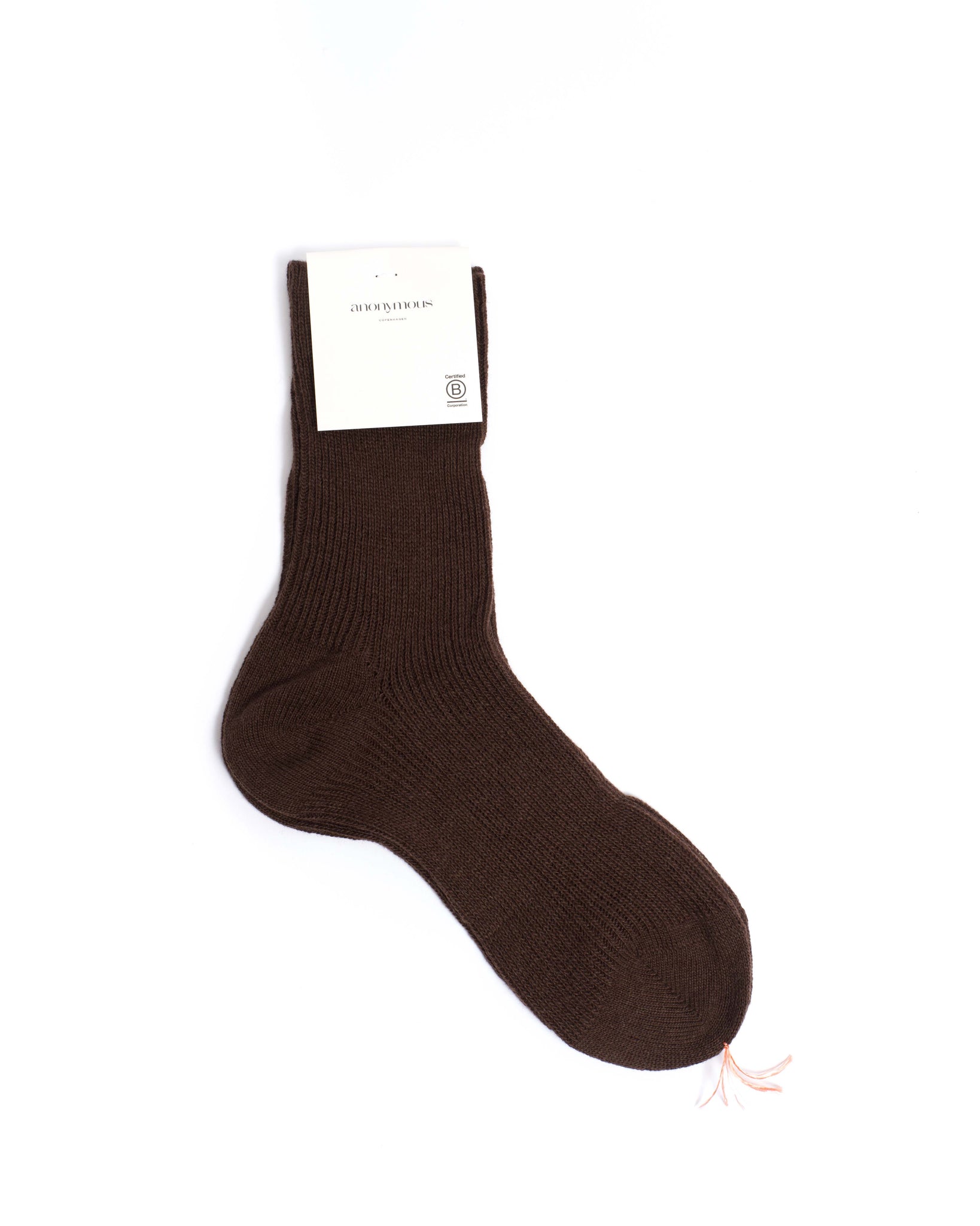 Lanai cashmere socks 70% wool 30% cashmere Chocolate - Anonymous Copenhagen