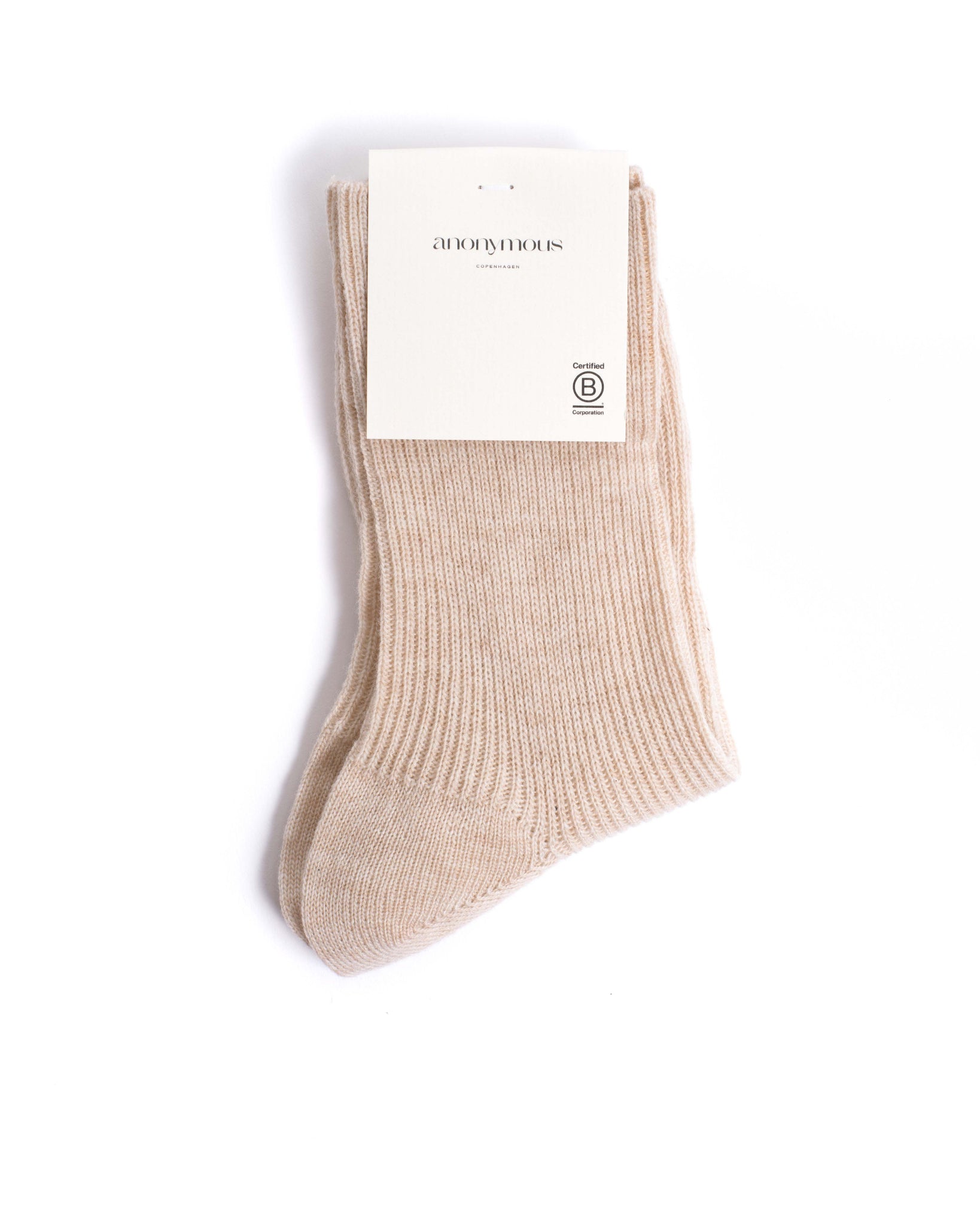 Lanai cashmere socks 70% wool 30% cashmere Powder - Anonymous Copenhagen