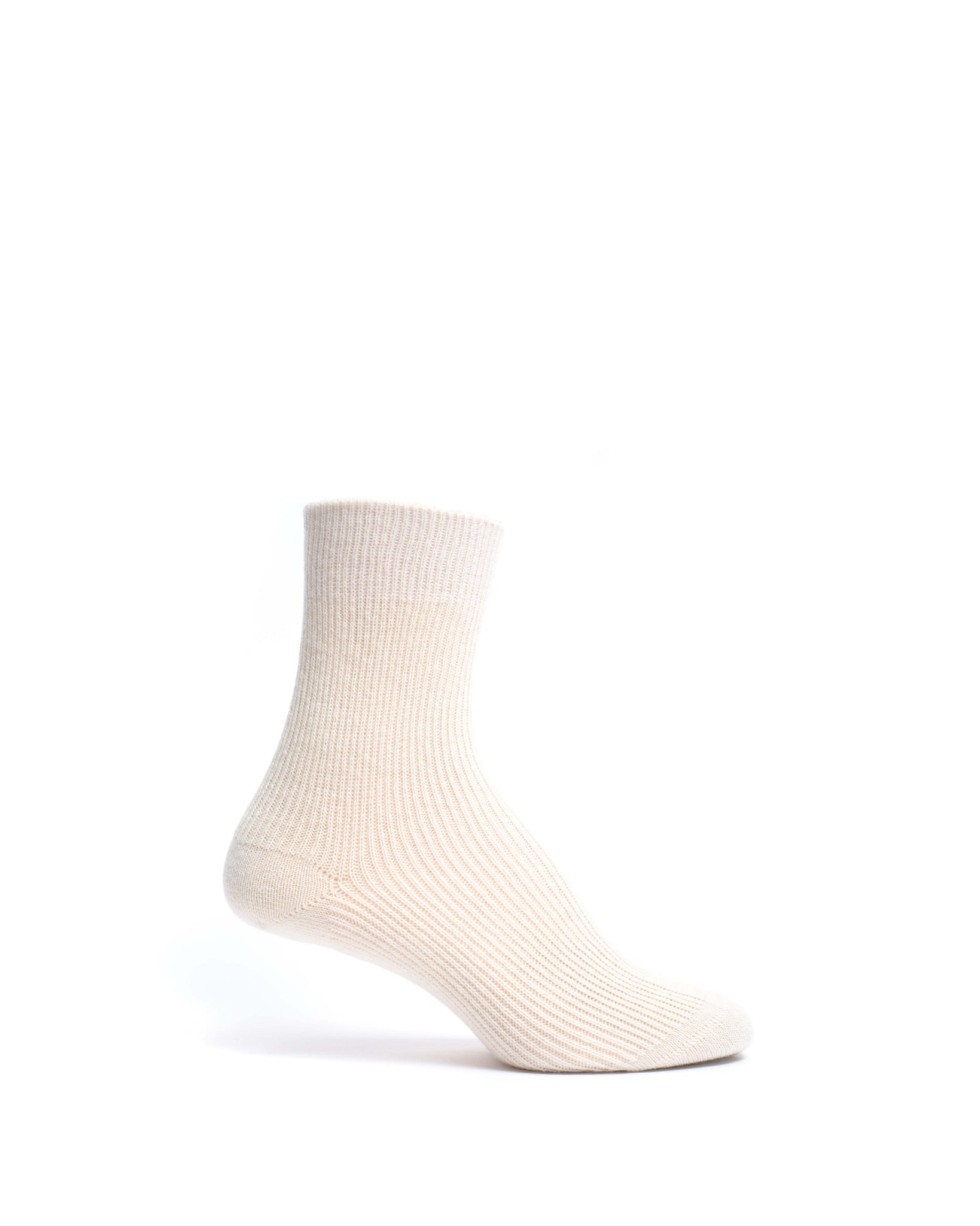 Lanai cashmere socks 70% wool 30% cashmere White sand - Anonymous Copenhagen