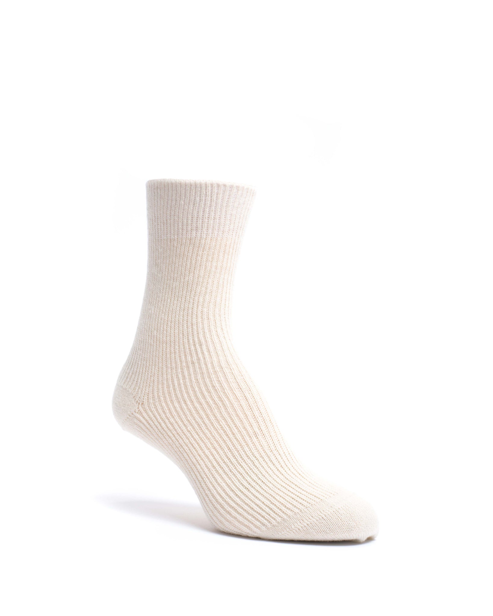 Lanai cashmere socks 70% wool 30% cashmere White sand - Anonymous Copenhagen