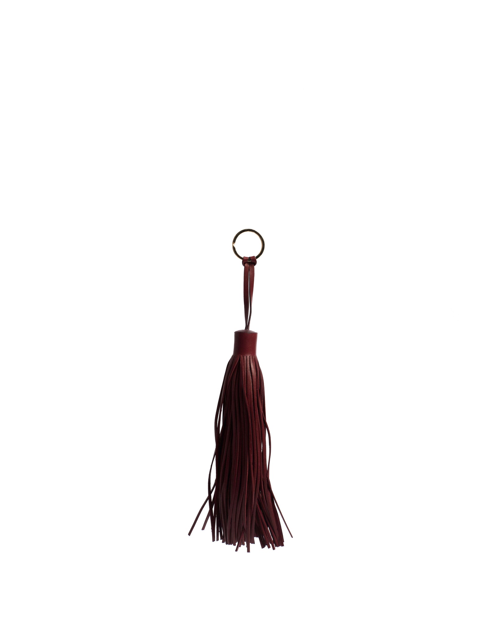 Langley fringe keyring Silky lamb Pomegranate - Anonymous Copenhagen