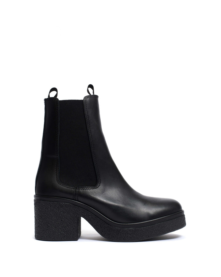 anonymous copenhagen Laurell 65 platform Soft calf u0026 Sole Black u0026 black