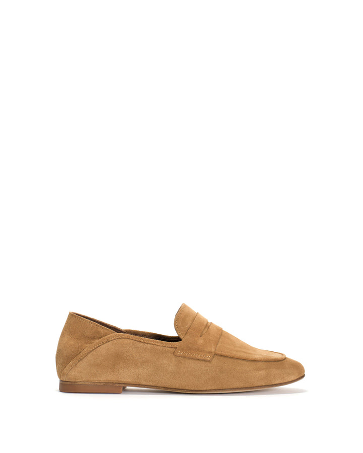 anonymous copenhagen Lindsay Calf Suede Bamboo Brown
