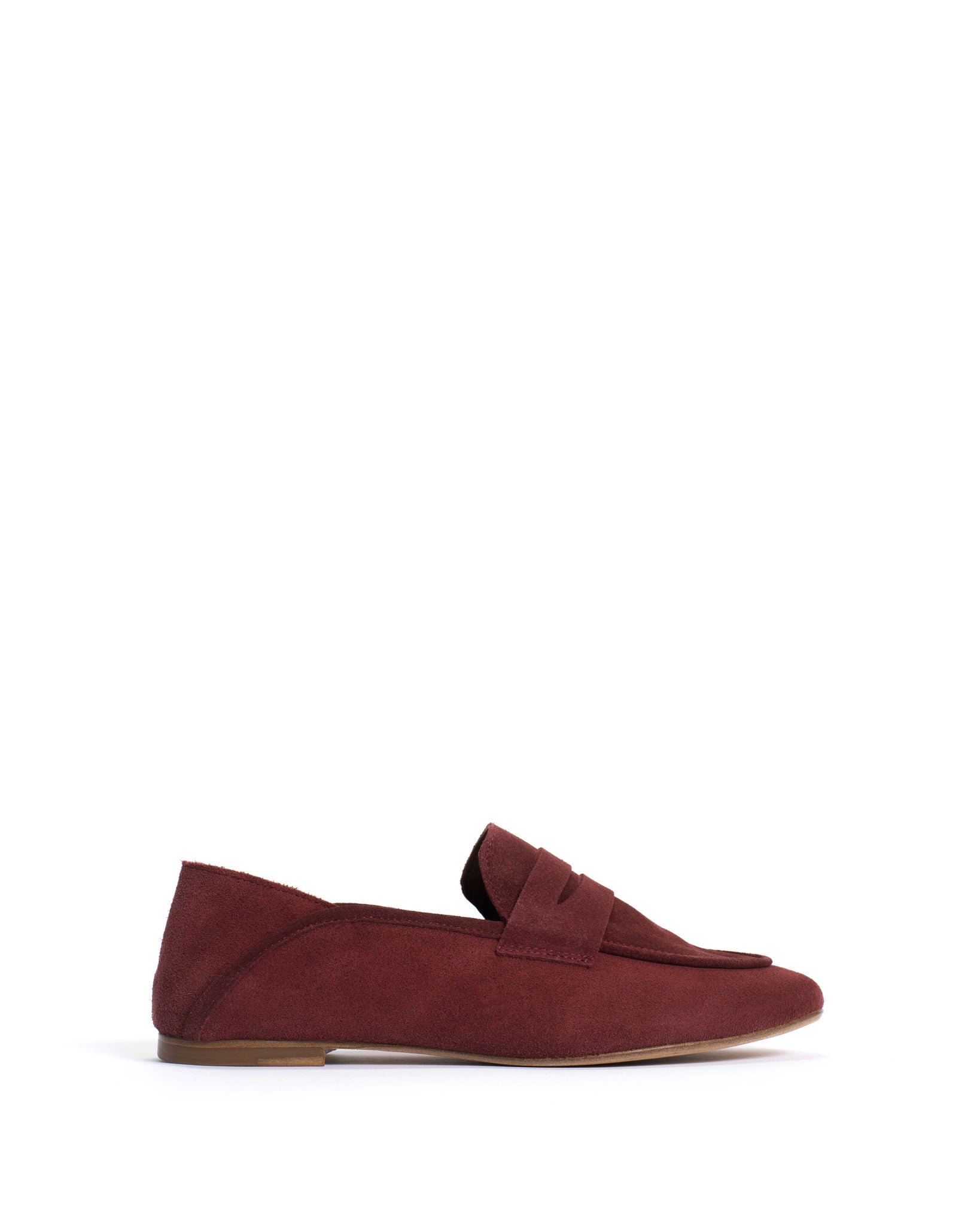 Lindsay Calf suede Pomegranate - Anonymous Copenhagen