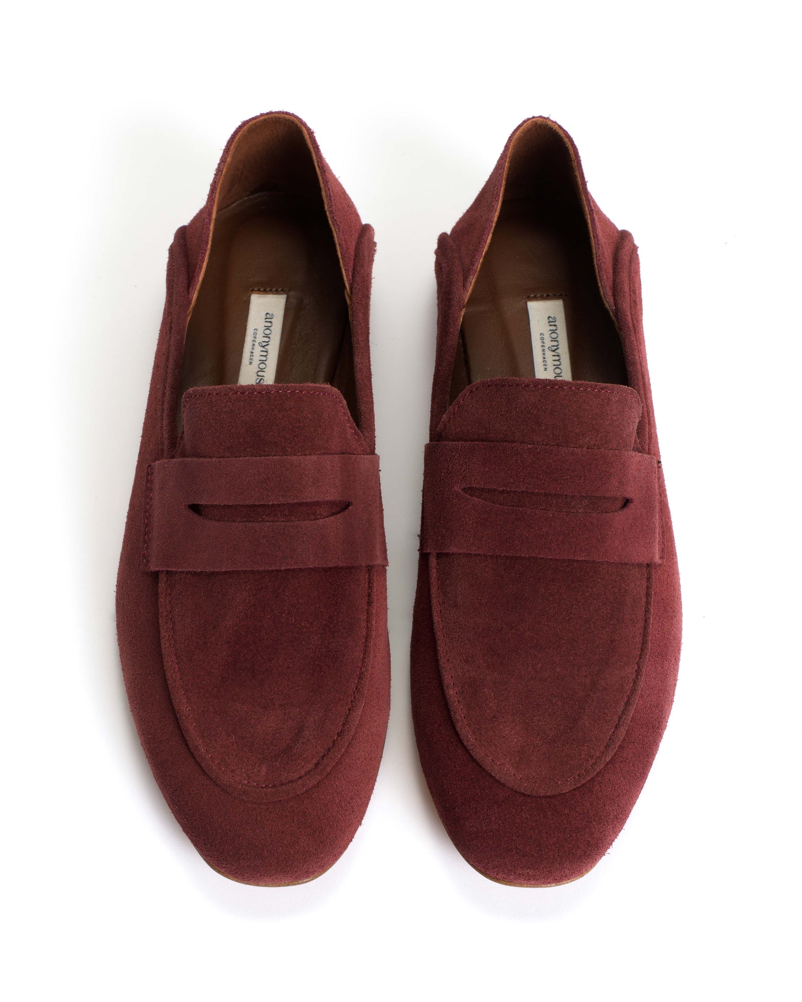Lindsay Calf suede Pomegranate - Anonymous Copenhagen