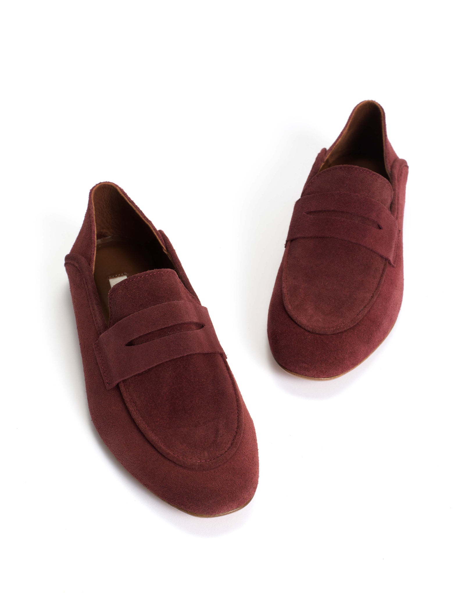 Lindsay Calf suede Pomegranate - Anonymous Copenhagen