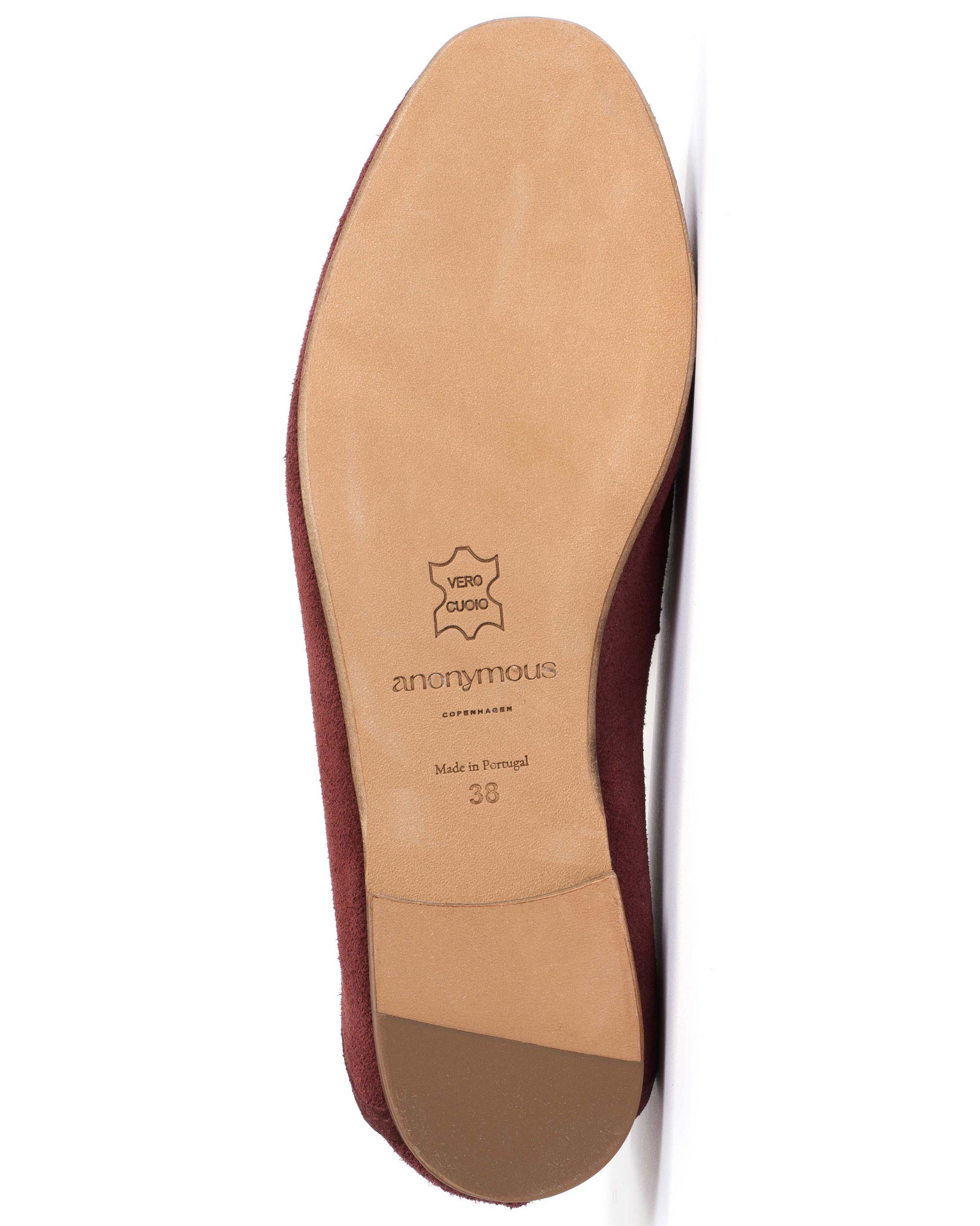 Lindsay Calf suede Pomegranate - Anonymous Copenhagen