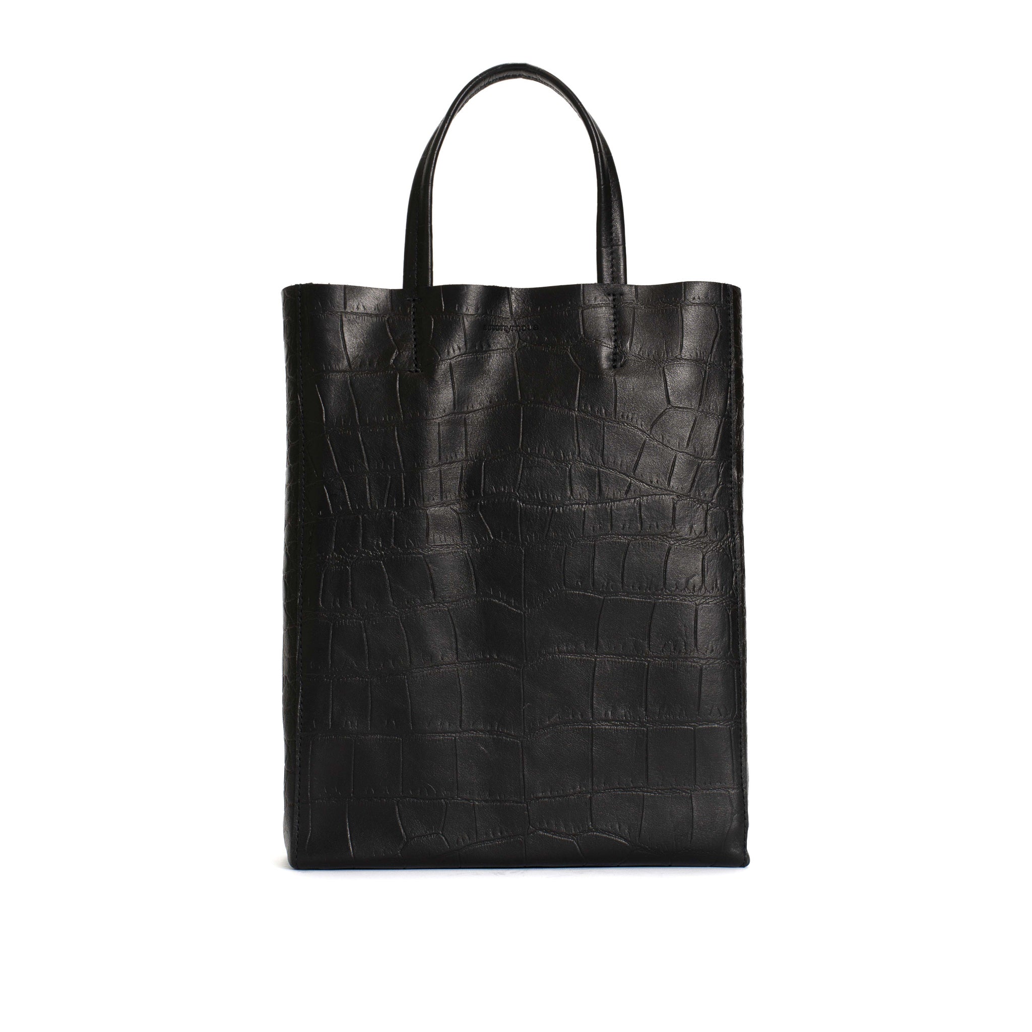 Linea shopper Alligator calf Black - Anonymous Copenhagen
