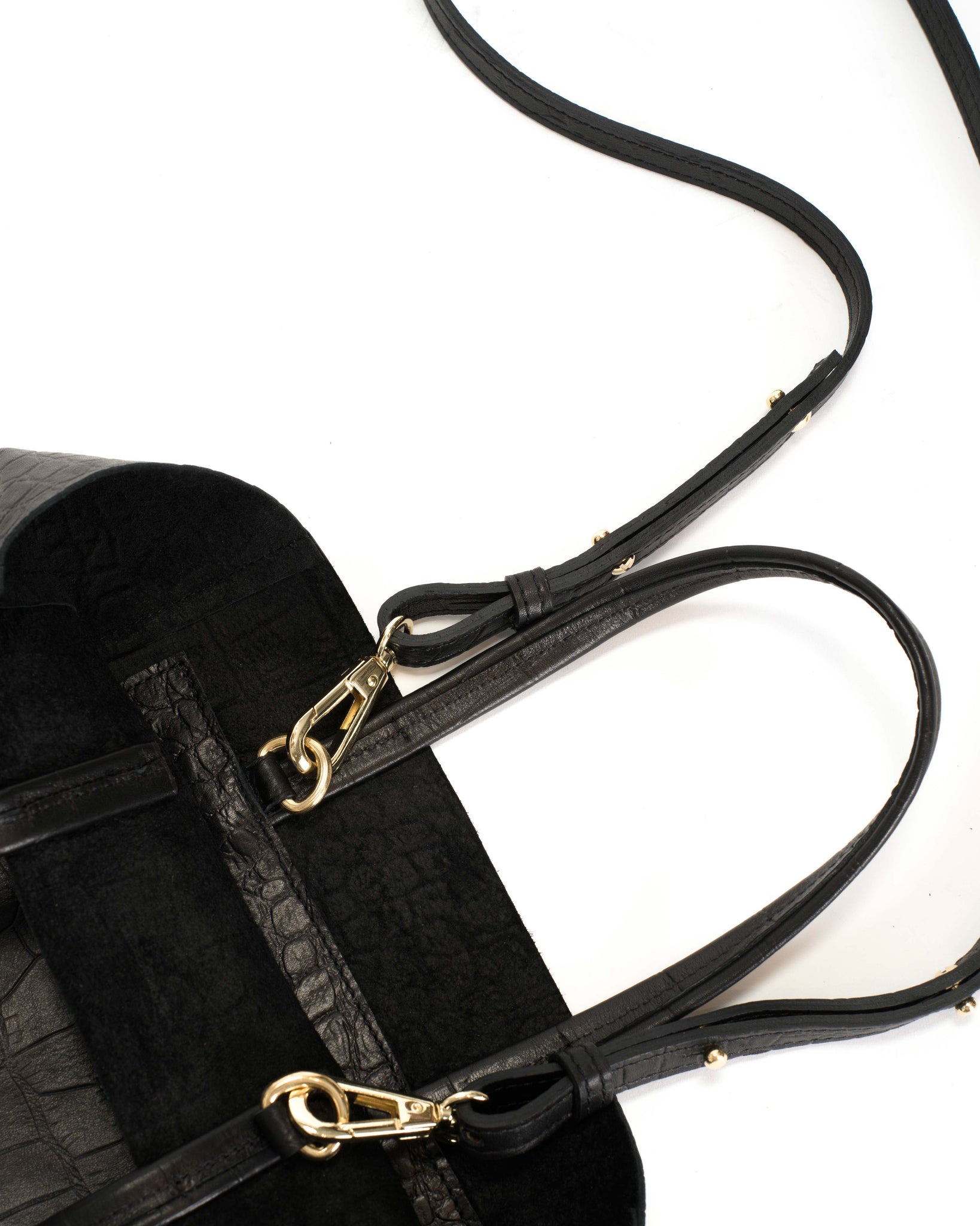 Linea shopper Alligator calf Black - Anonymous Copenhagen
