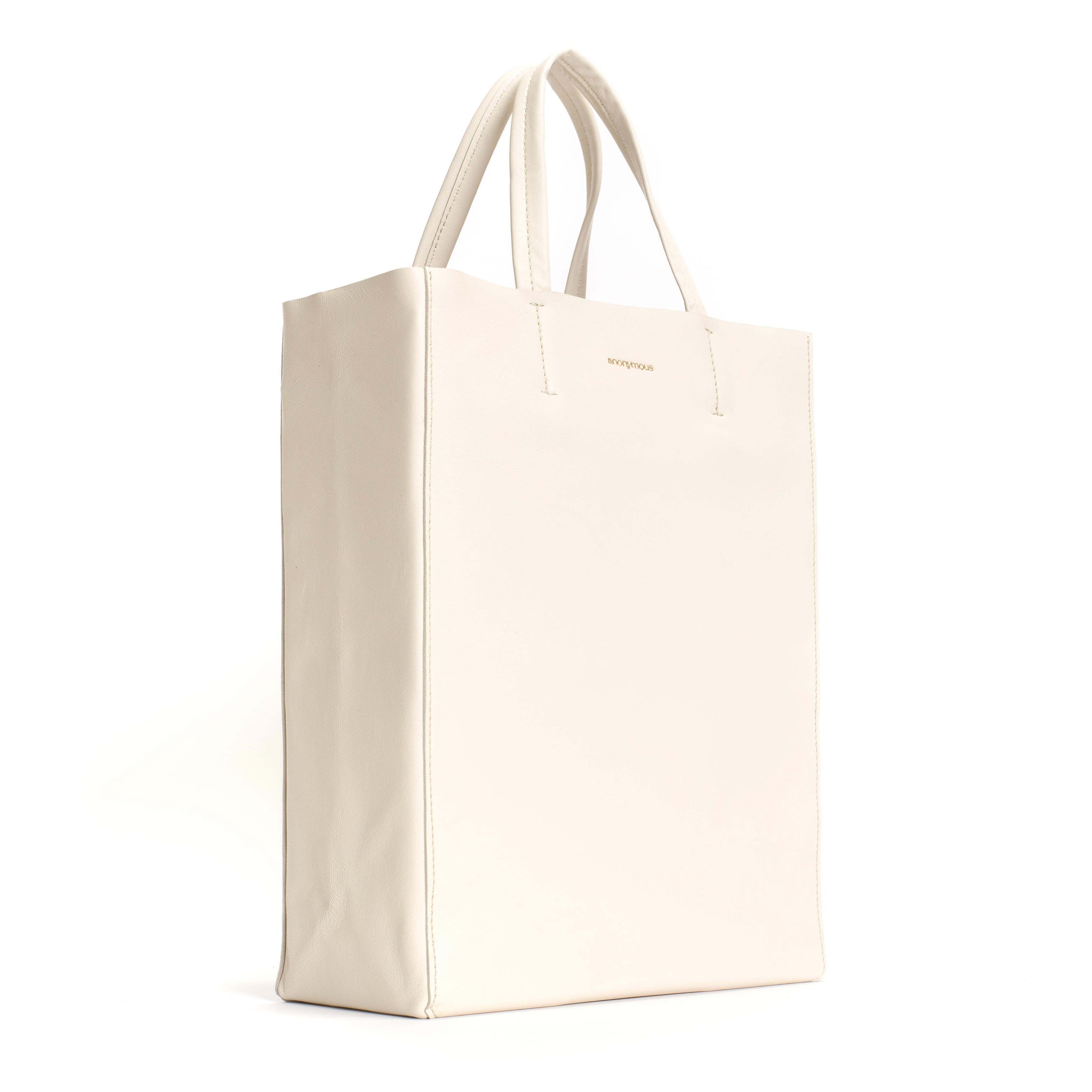 Linea shopper Shiny lamb Milk white - Anonymous Copenhagen