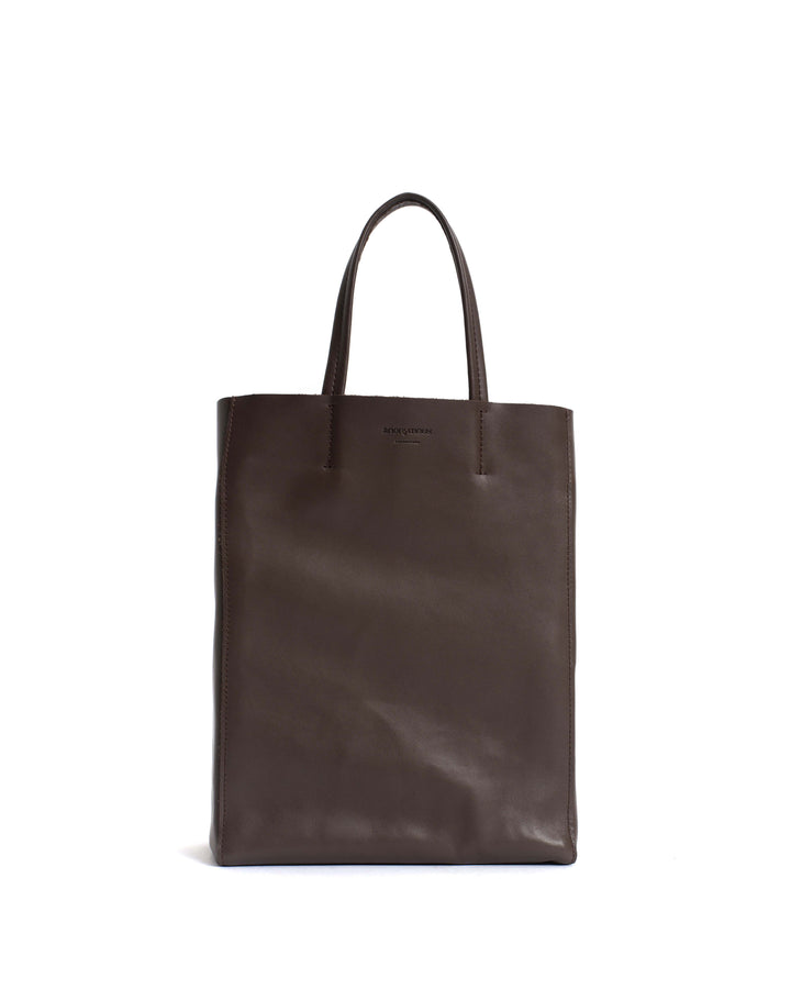 anonymous copenhagen Linea shopper Soft calf Coffee brown