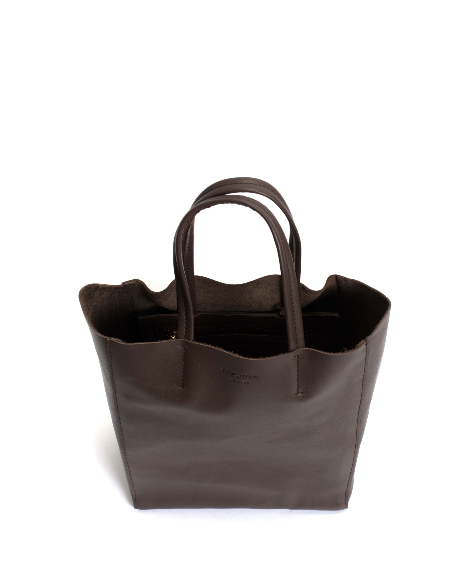 Linea shopper Soft calf Coffee brown - Anonymous Copenhagen