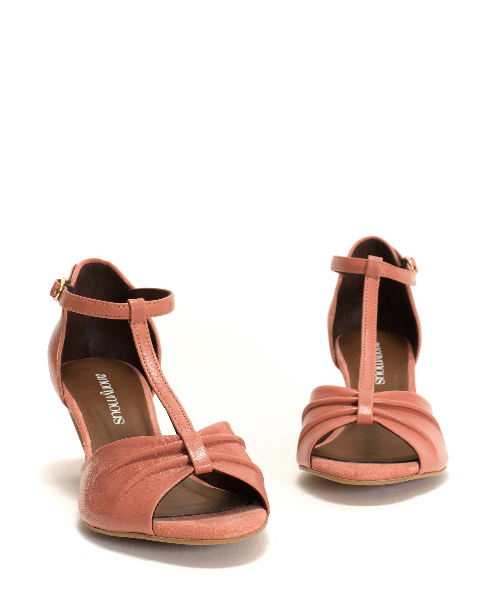 Linette 50 stiletto Shiny lamb & calf suede Candy pink - Anonymous Copenhagen