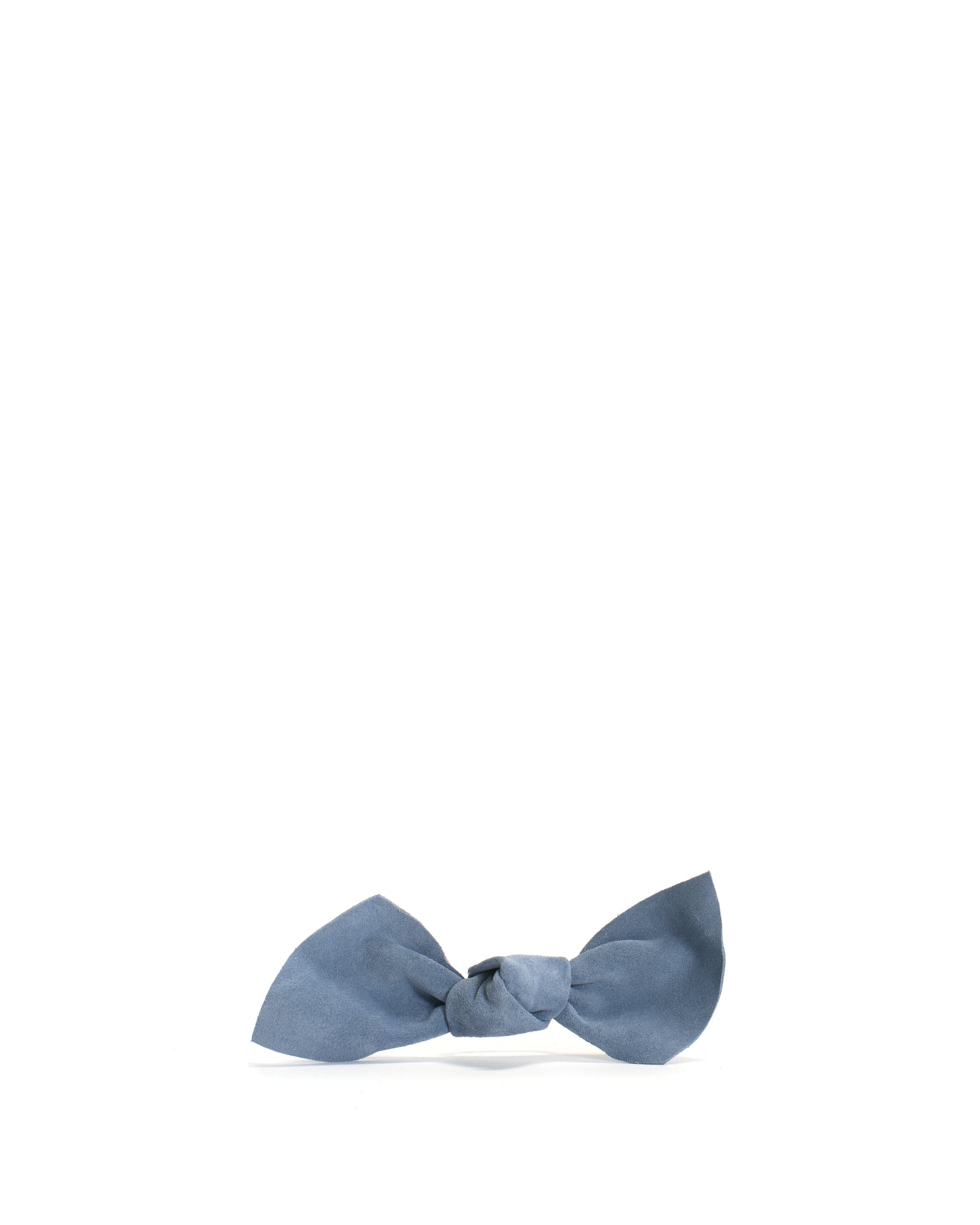 Linnie hair elastic grand bow Calf suede Lichen blue - Anonymous Copenhagen