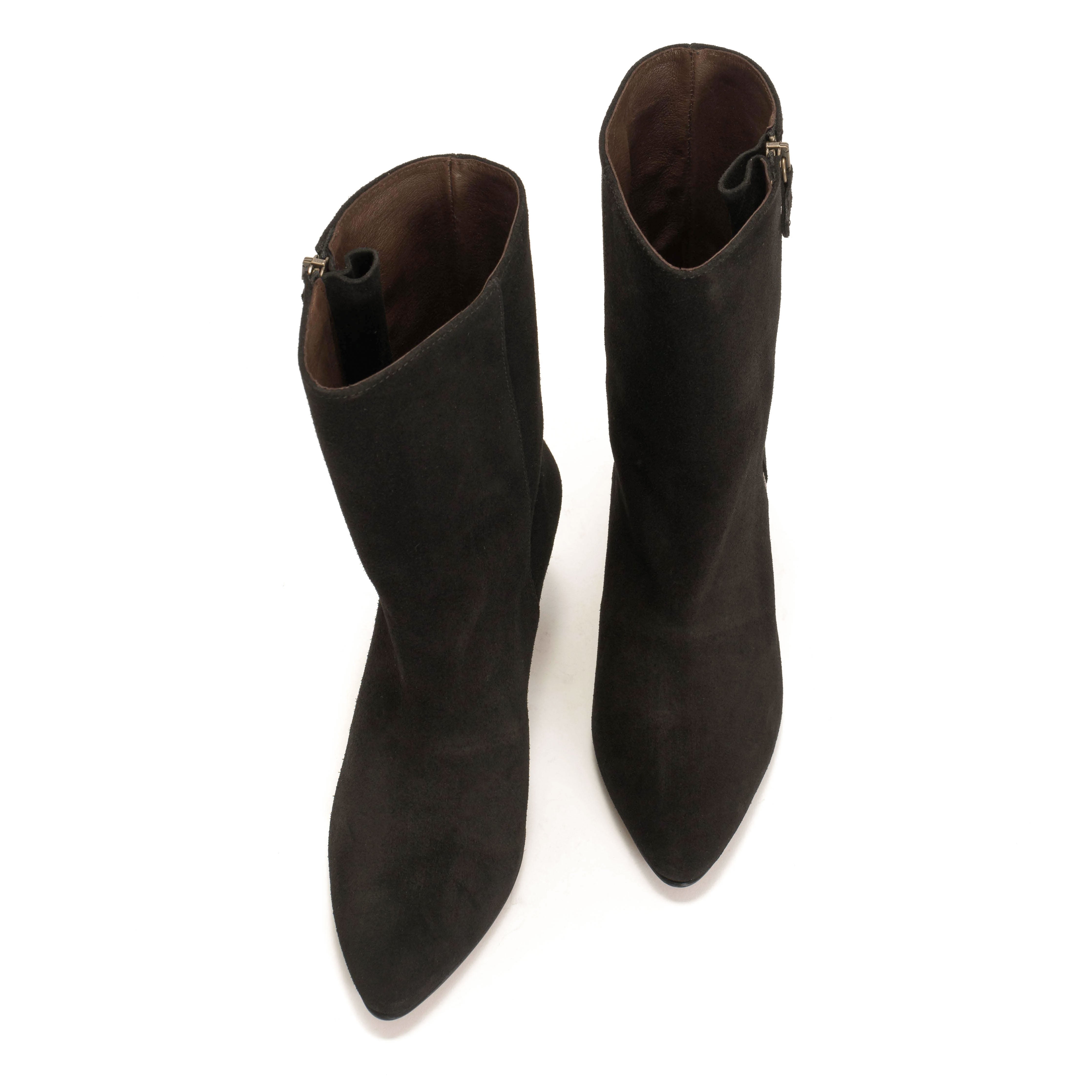 Livianna 50 stiletto Calf Suede Black