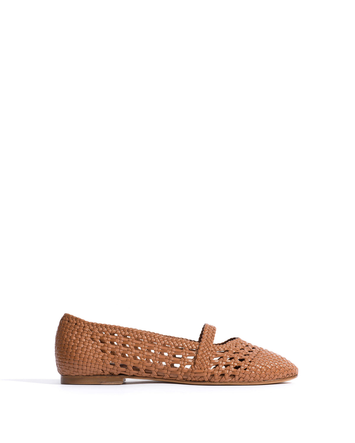 Maddie hand-braided Hand-braided leather Caramel