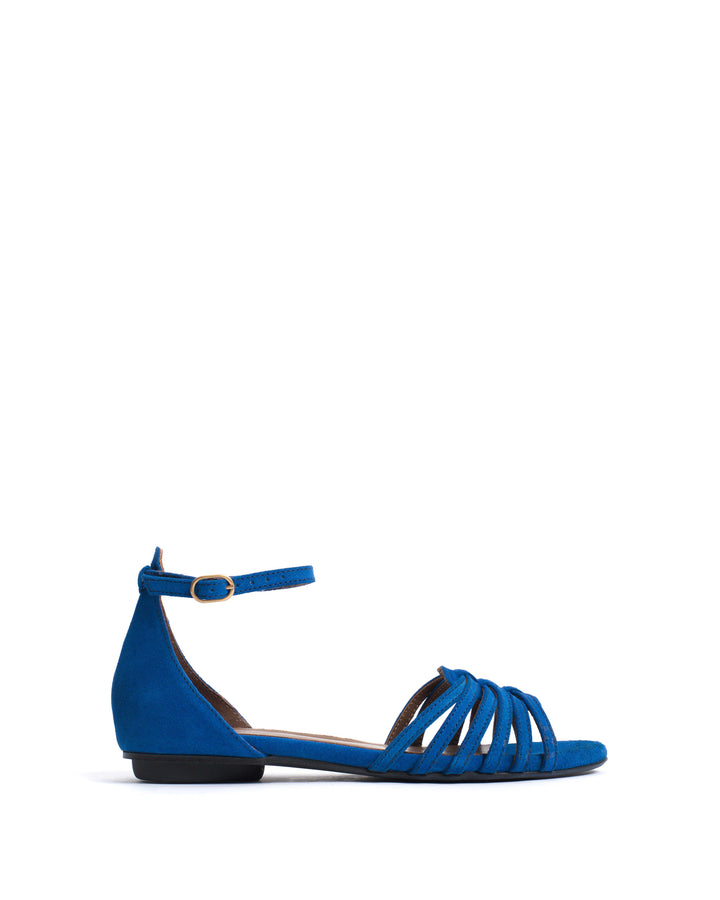 anonymous copenhagen Mareike 10 Calf suede Electric blue
