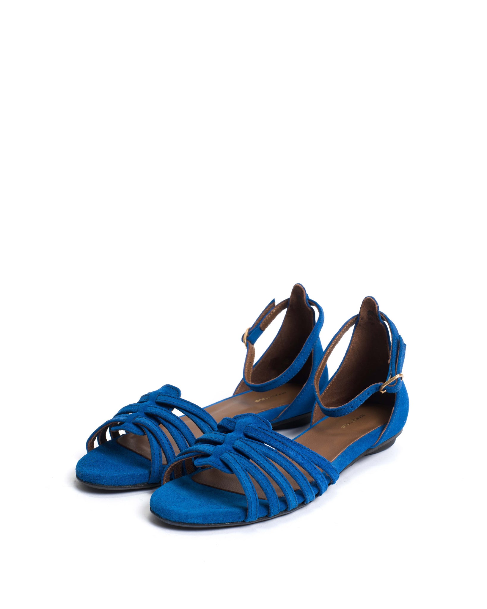Mareike 10 Calf suede Electric blue - Anonymous Copenhagen