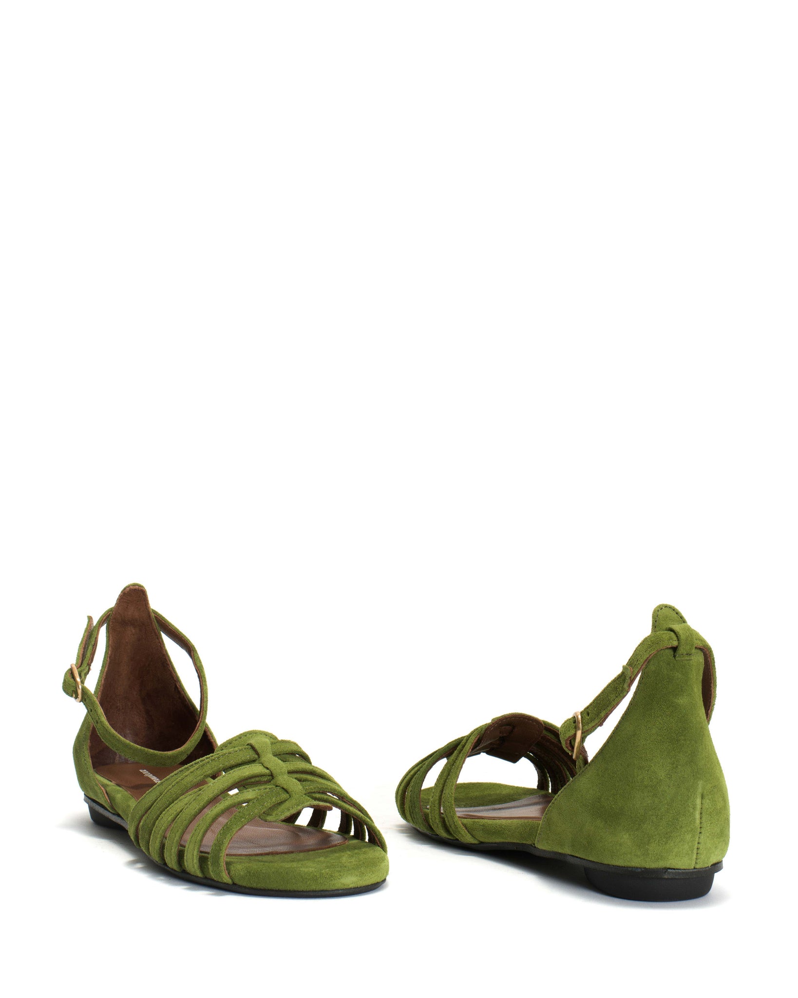 Mareike 10 Calf suede Grass green - Anonymous Copenhagen