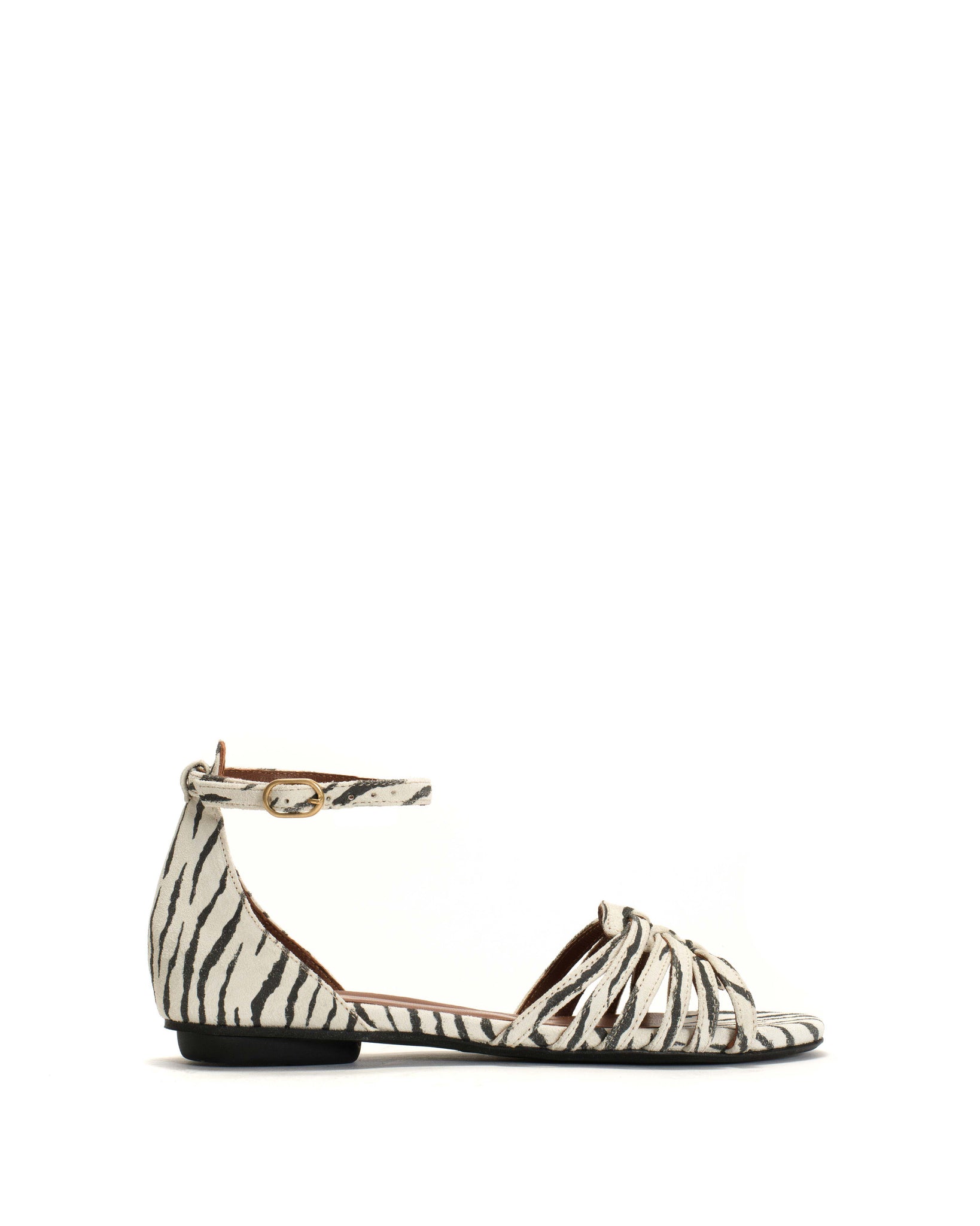 Mareike 10 Calf suede print Zebra - Anonymous Copenhagen