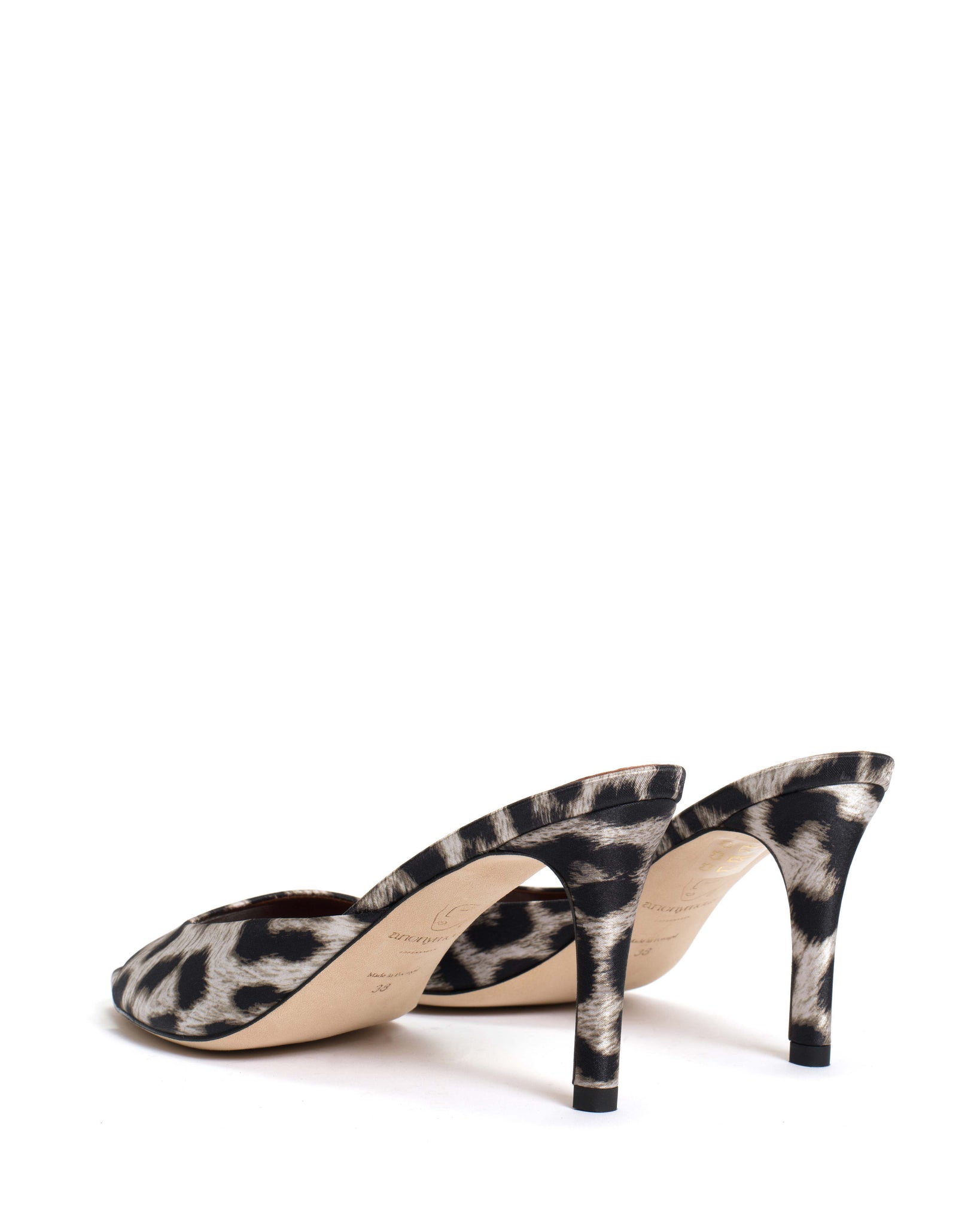 Mazy 75 Satin print Snow leopard - Anonymous Copenhagen
