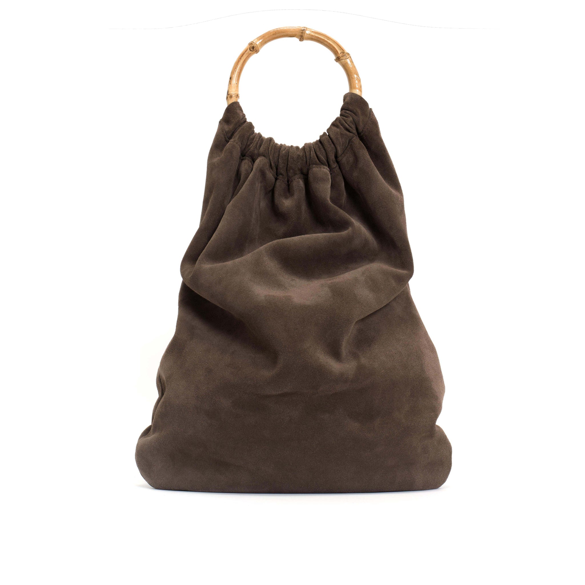Michy drop shopper Calf suede Coffee brown - Anonymous Copenhagen