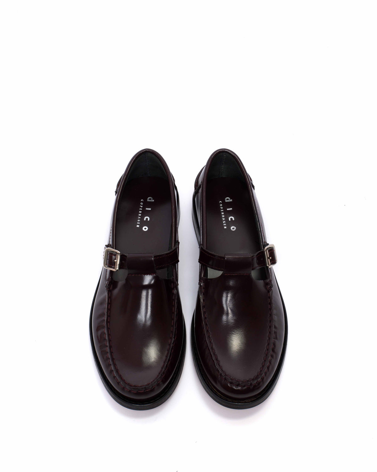 Dico Loafer t-bar Polido Bordeaux