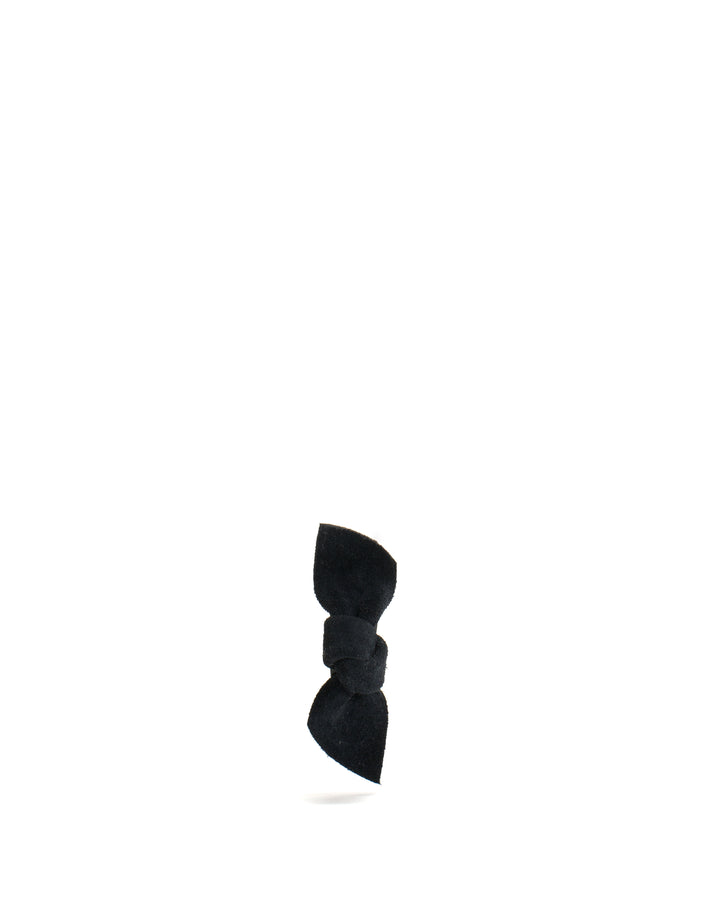 anonymous copenhagen Nabie hair clip petite bow Calf suede Dark blue