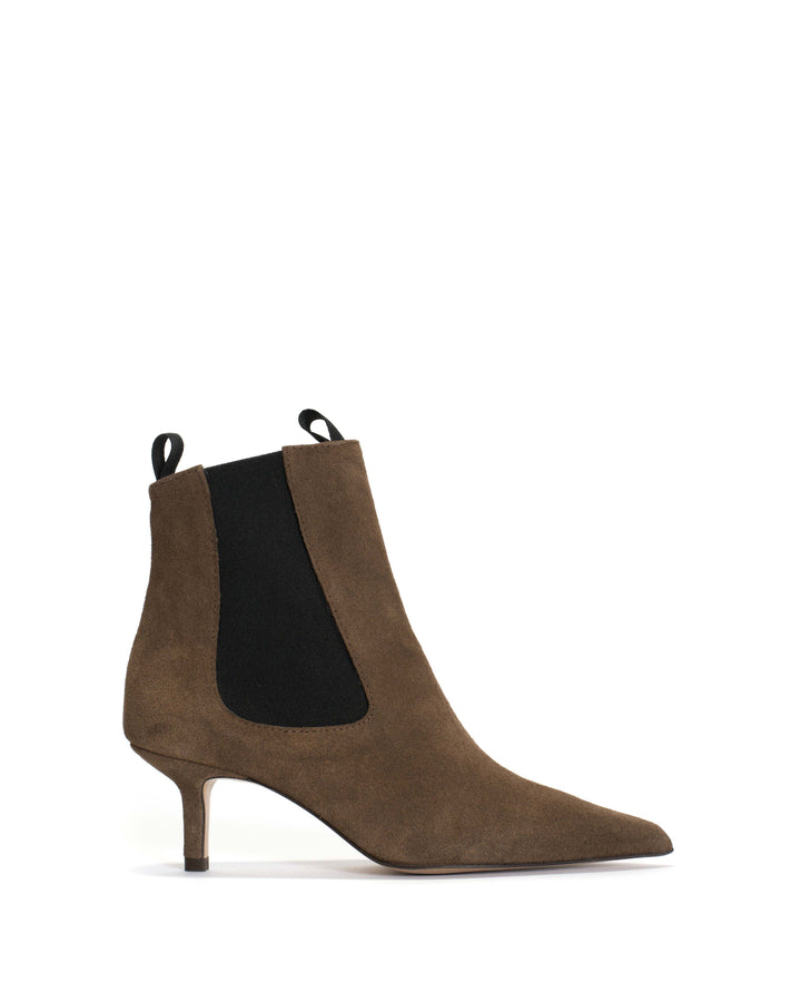 anonymous copenhagen Navia 55 pin Calf suede Dark taupe