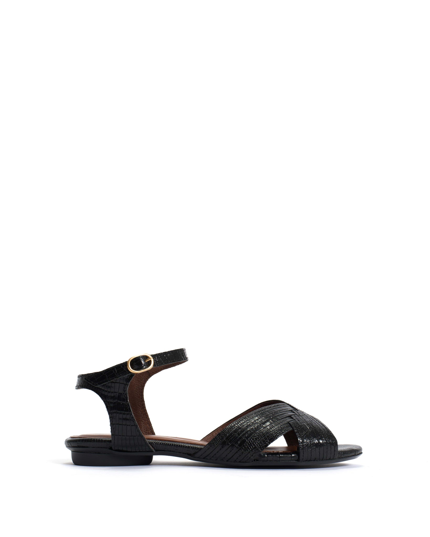 Niabi 10 Calf lizard Black - Anonymous Copenhagen
