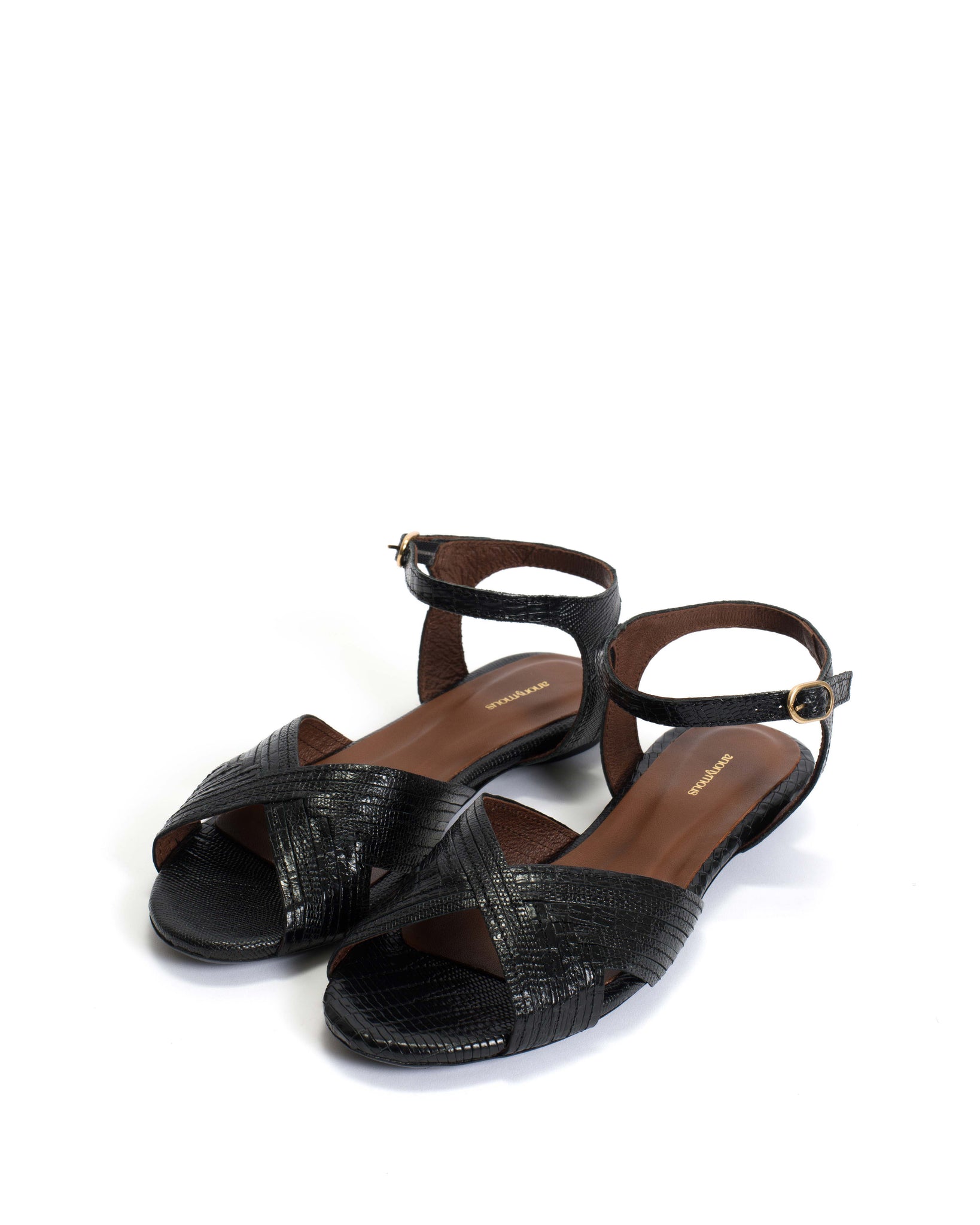 Niabi 10 Calf lizard Black - Anonymous Copenhagen